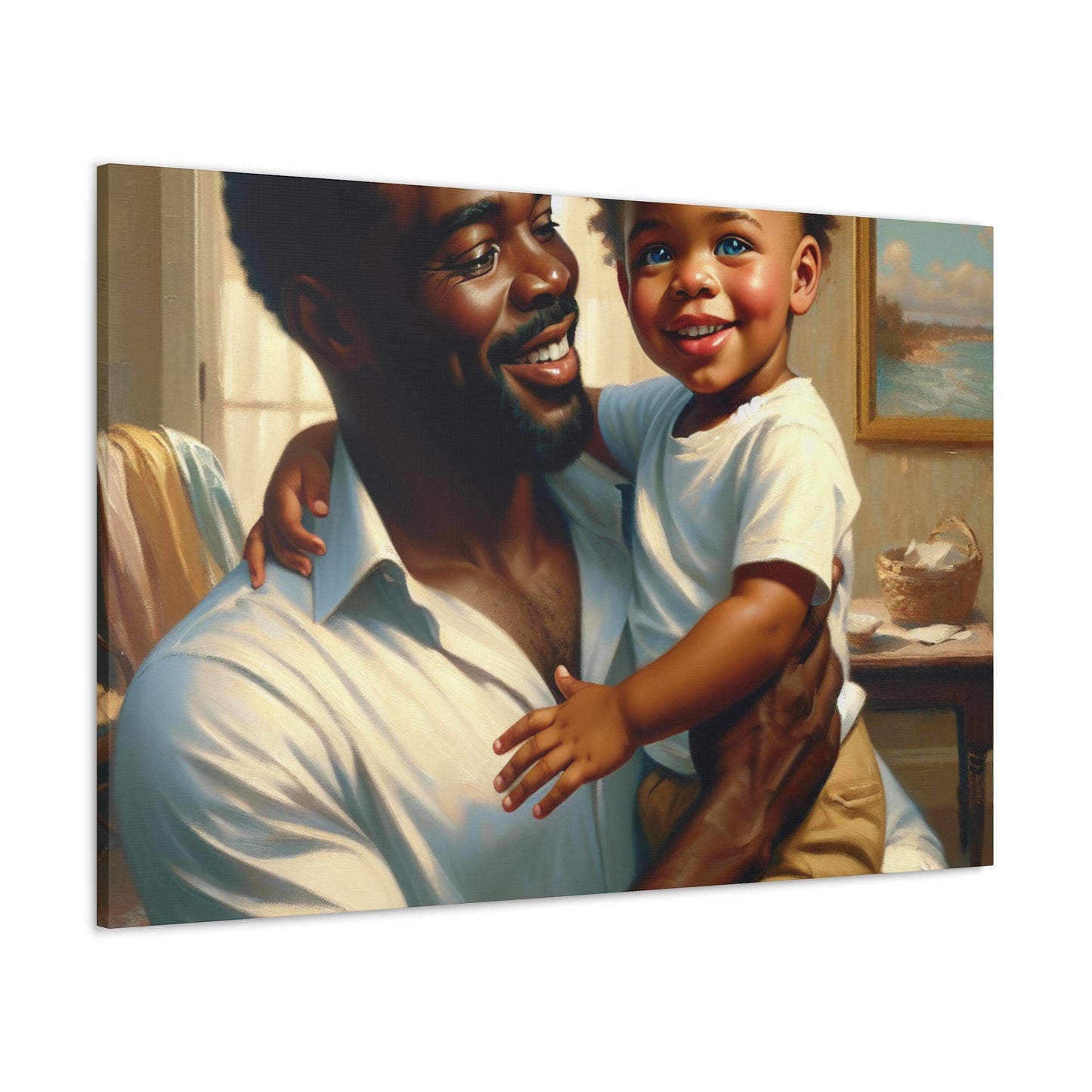 "Father and Son: Love Unfolded" - Canvas - Authentic4Us