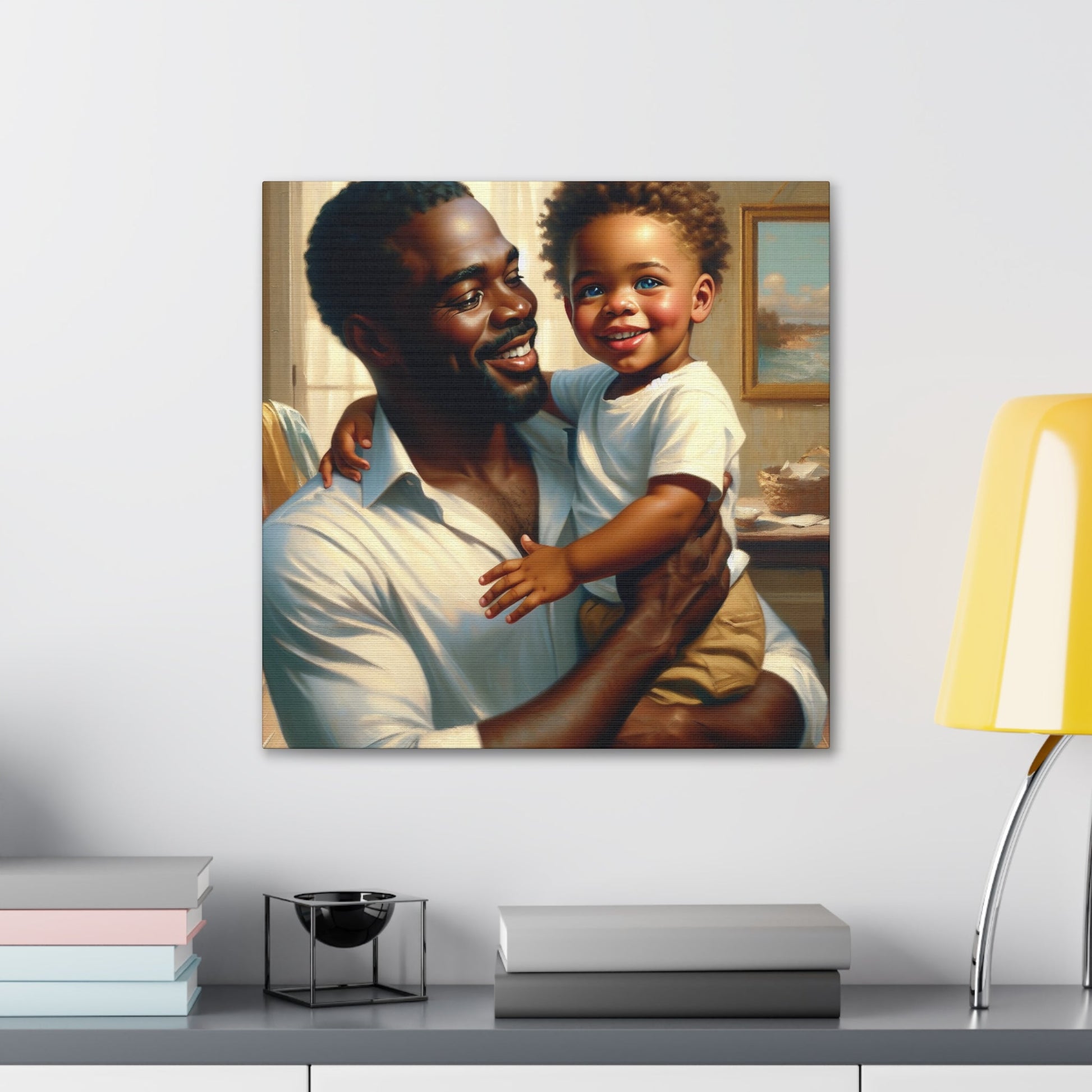 "Father and Son: Love Unfolded" - Canvas - Authentic4Us