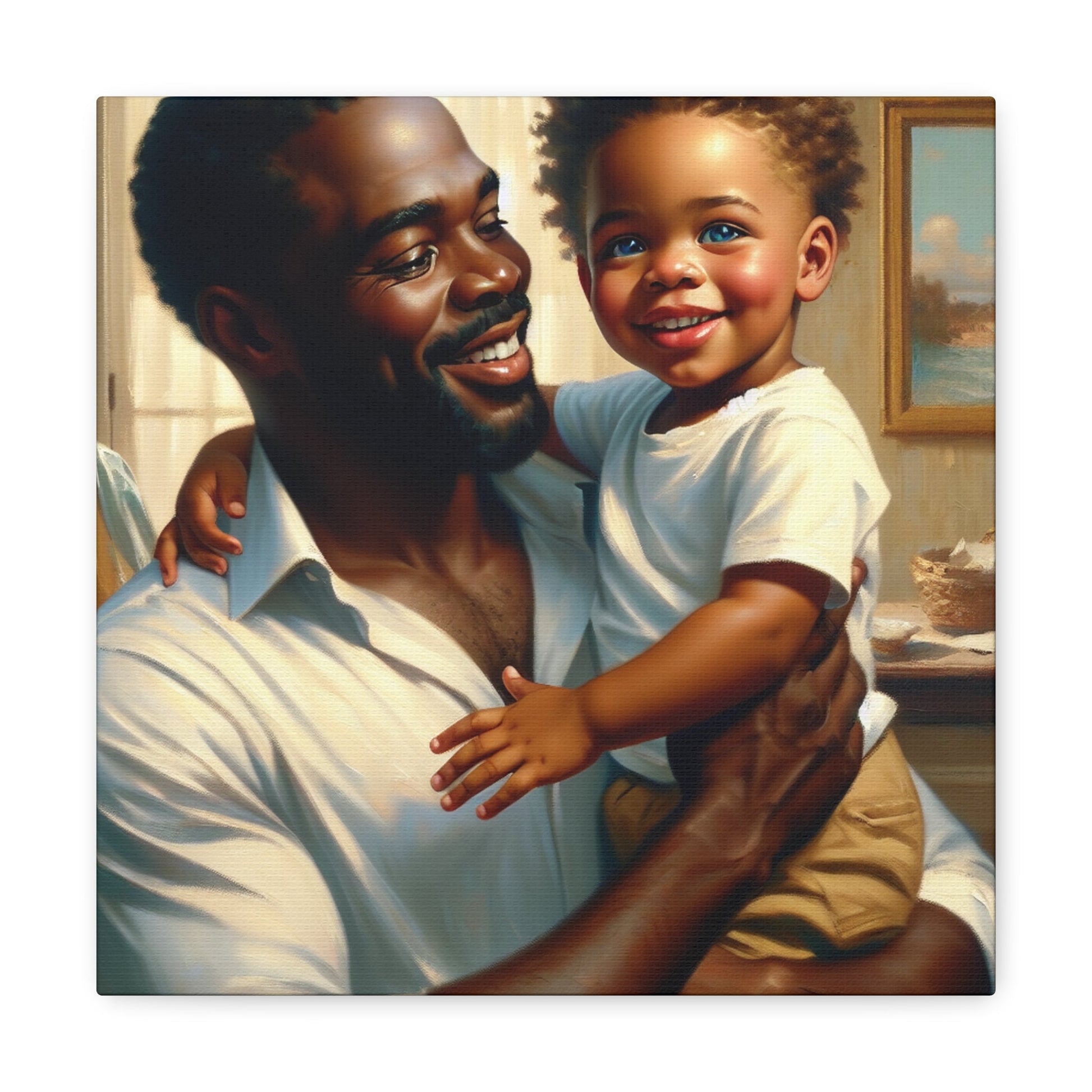 "Father and Son: Love Unfolded" - Canvas - Authentic4Us