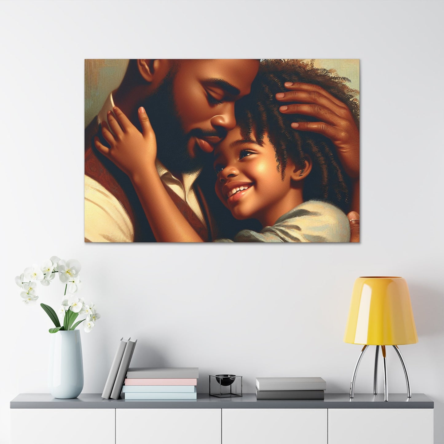 "Fatherly Love Embraced" - Canvas - Authentic4Us