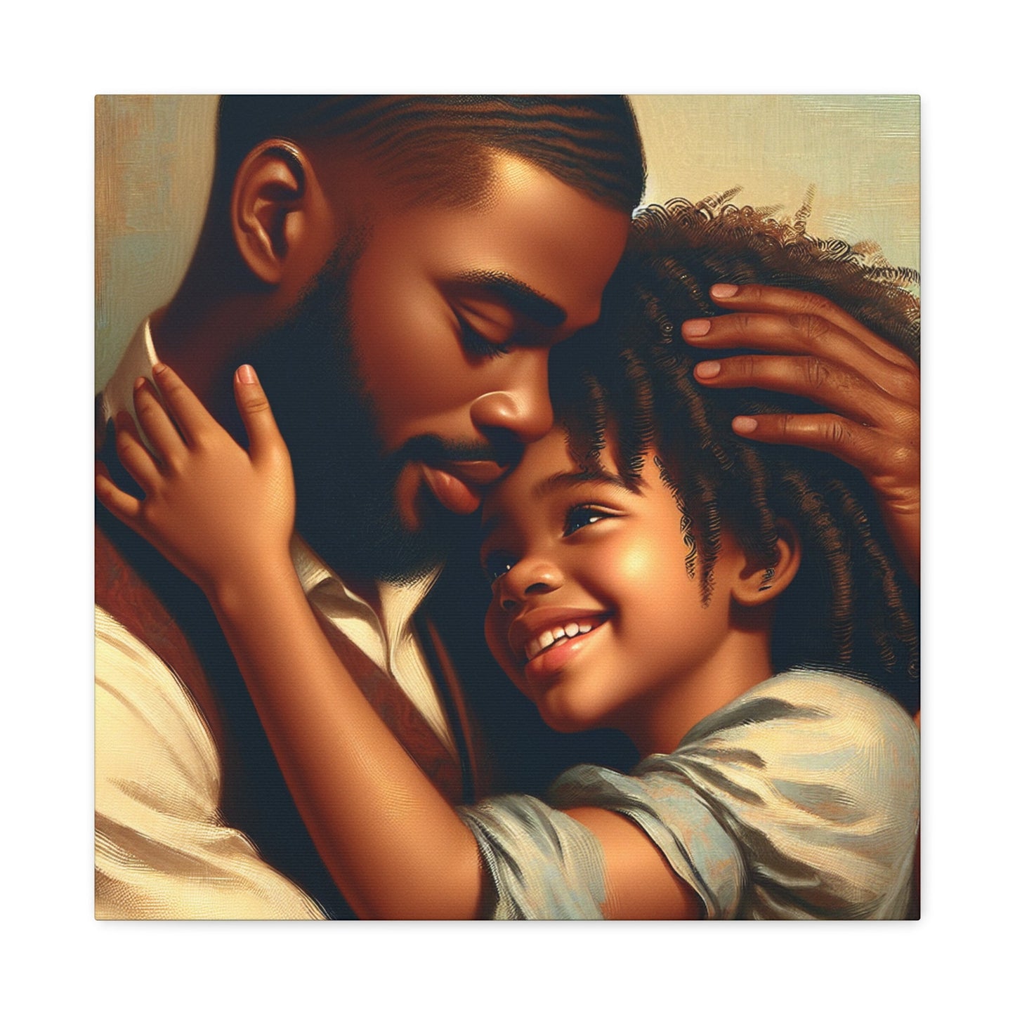 "Fatherly Love Embraced" - Canvas - Authentic4Us