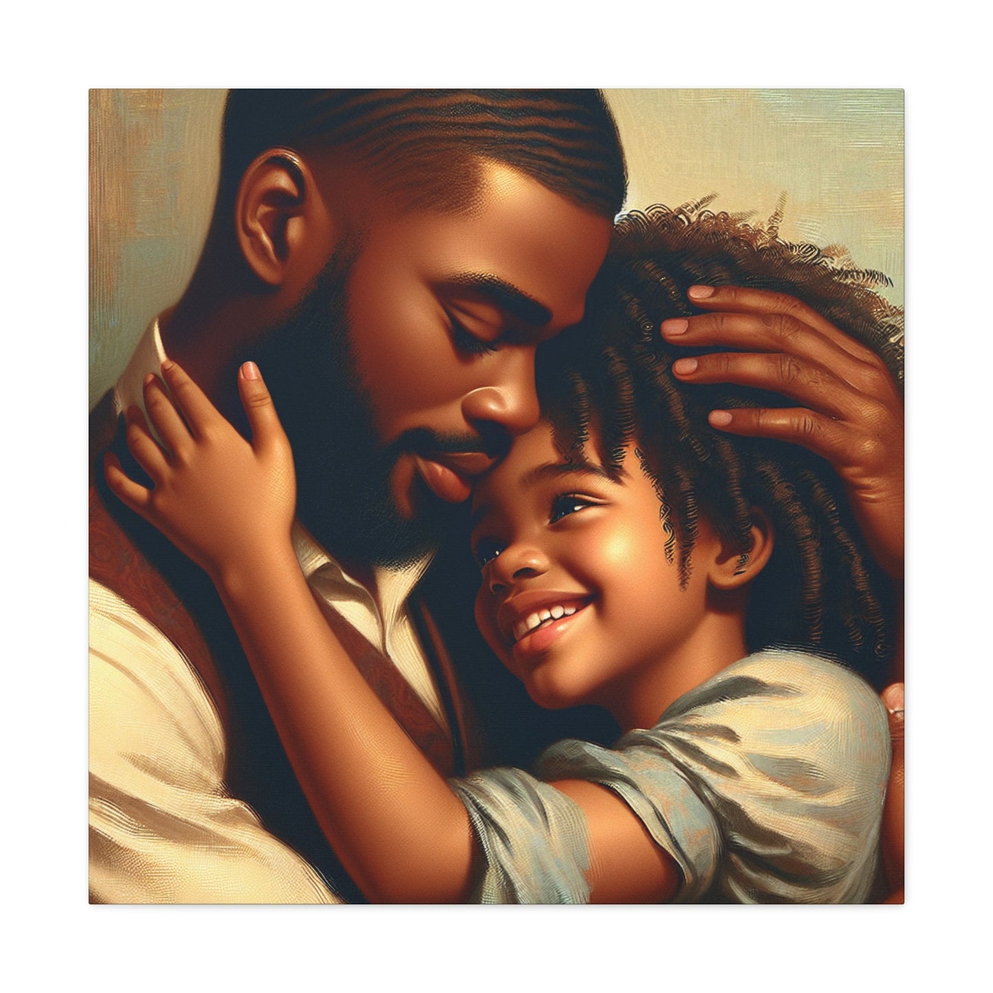 "Fatherly Love Embraced" - Canvas - Authentic4Us