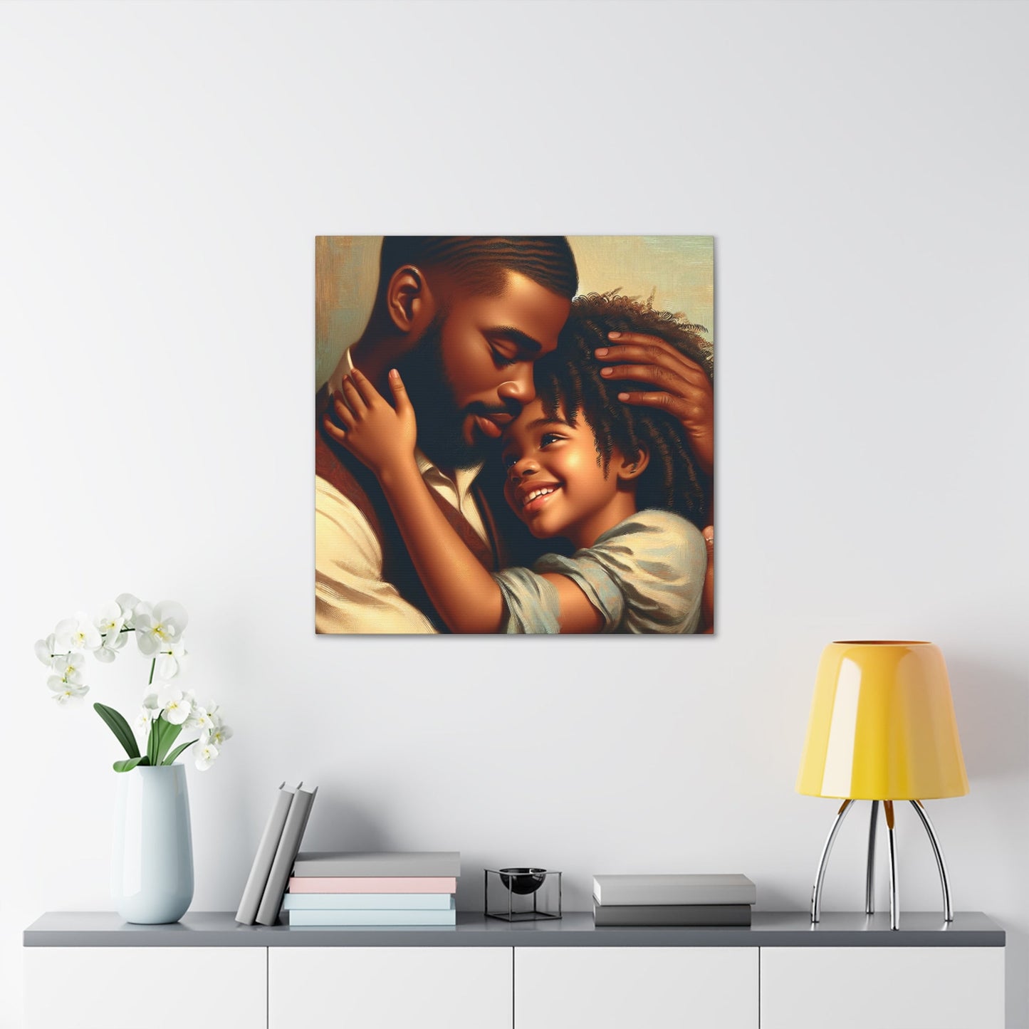 "Fatherly Love Embraced" - Canvas - Authentic4Us