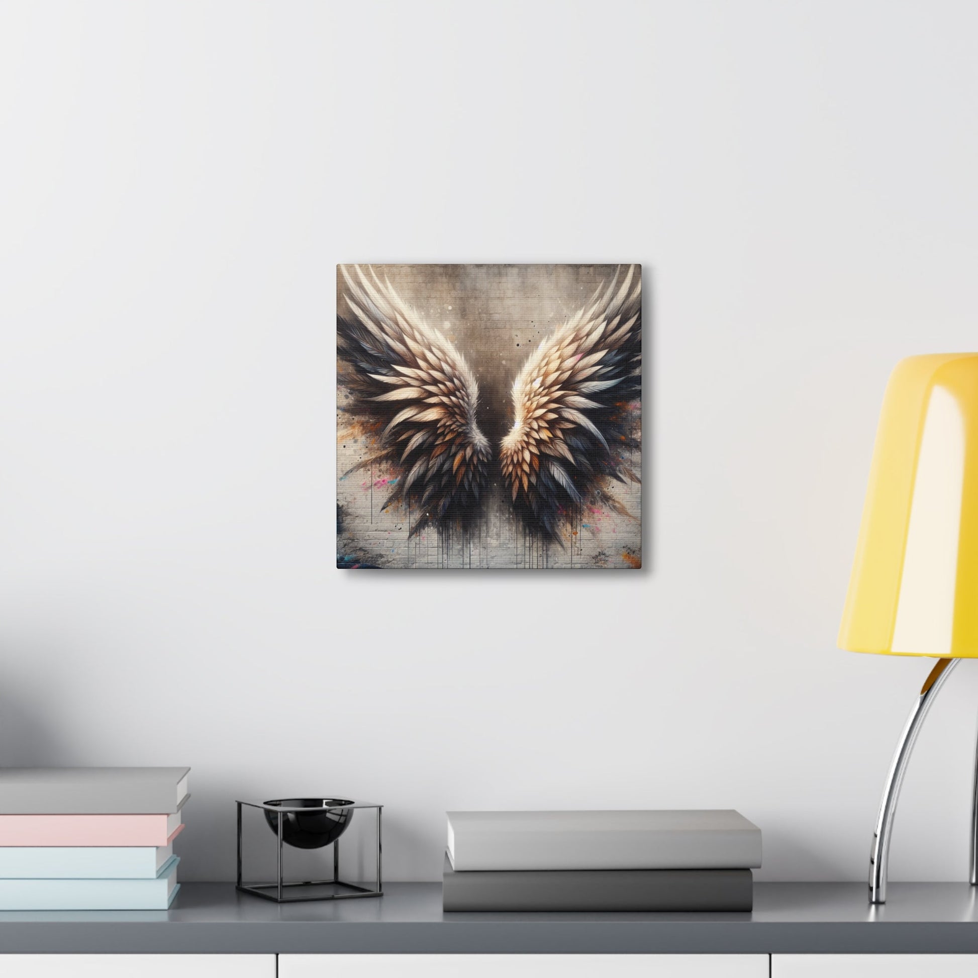 "Feathered Urban Elegance" - Canvas - Authentic4Us