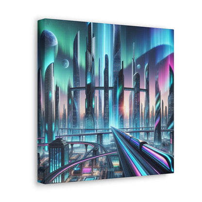 "Future Metropolis Dreamscape" - Canvas - Authentic4Us