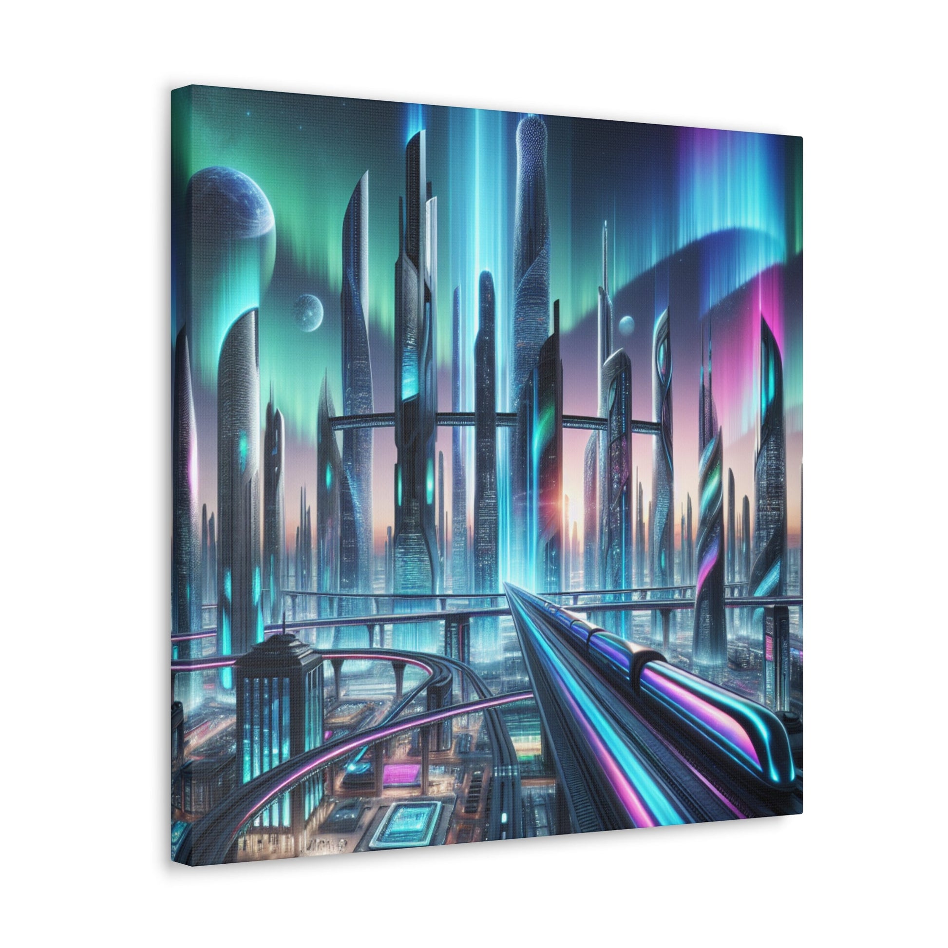 "Future Metropolis Dreamscape" - Canvas - Authentic4Us