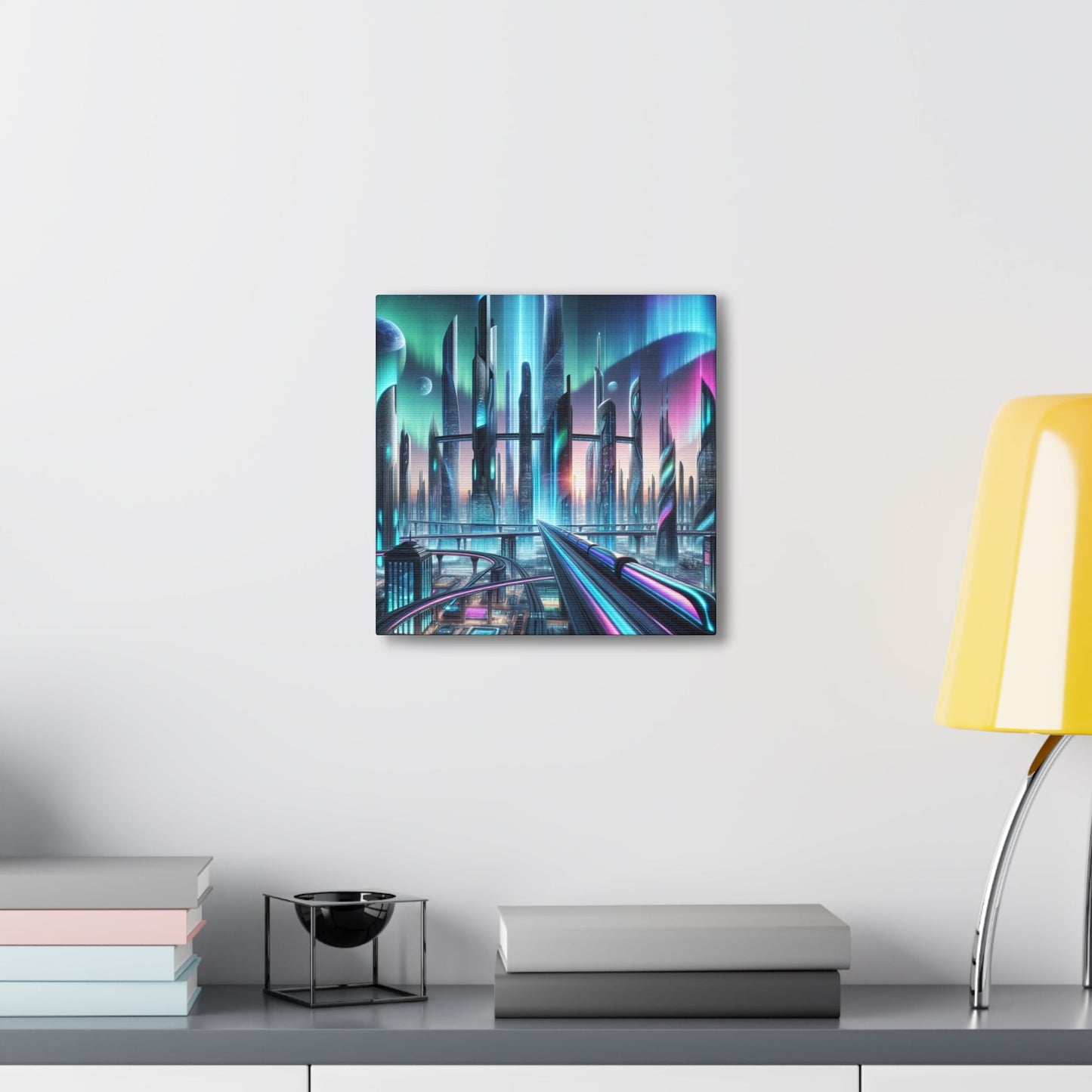 "Future Metropolis Dreamscape" - Canvas - Authentic4Us