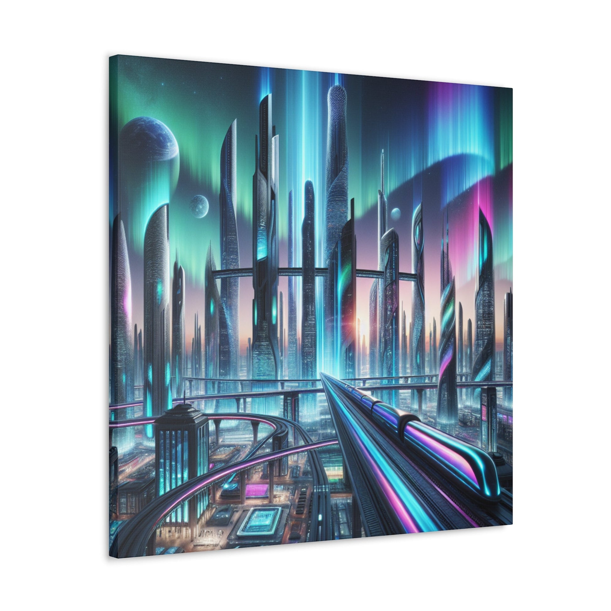 "Future Metropolis Dreamscape" - Canvas - Authentic4Us