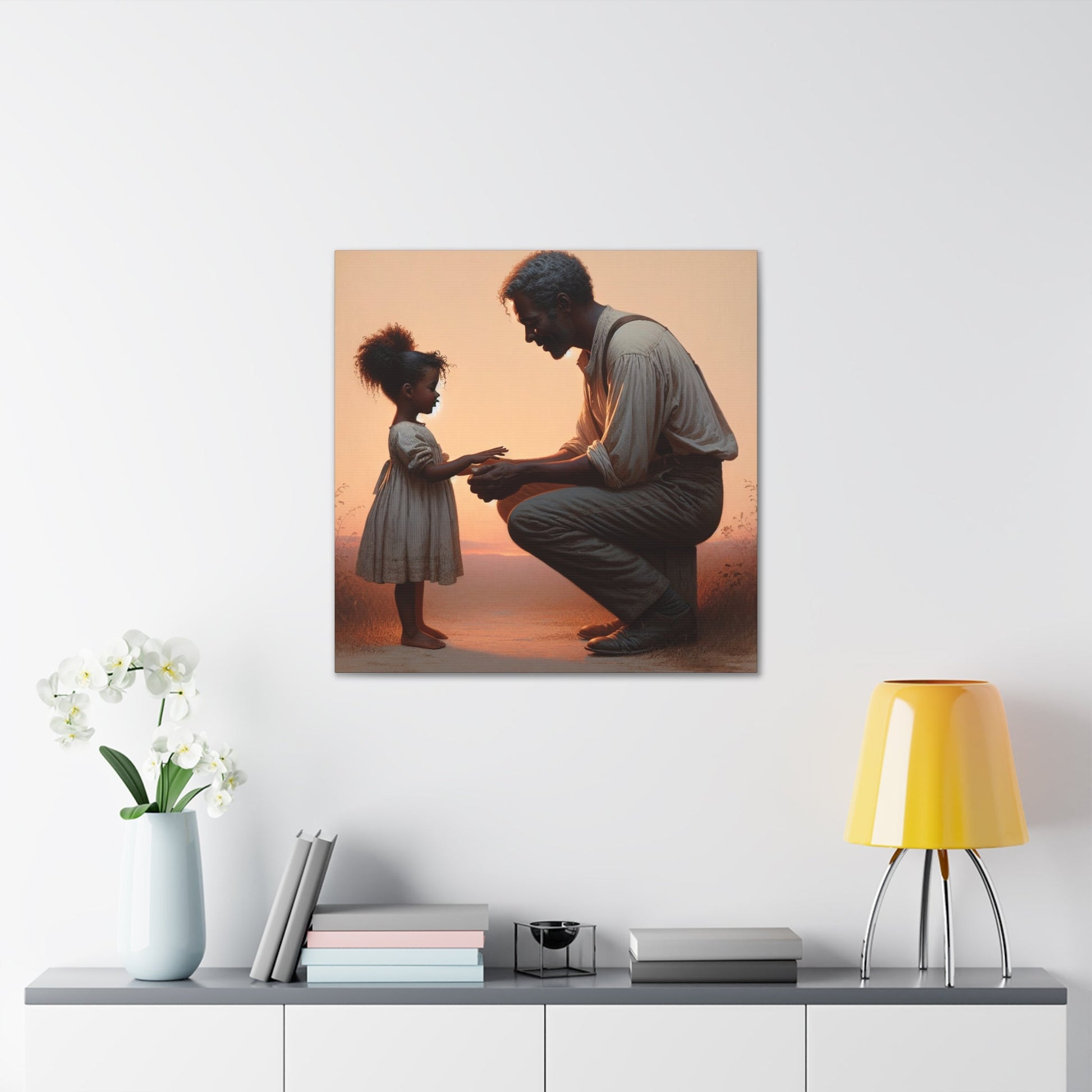 "Generational Bond: Sunset Serenity" - Canvas - Authentic4Us