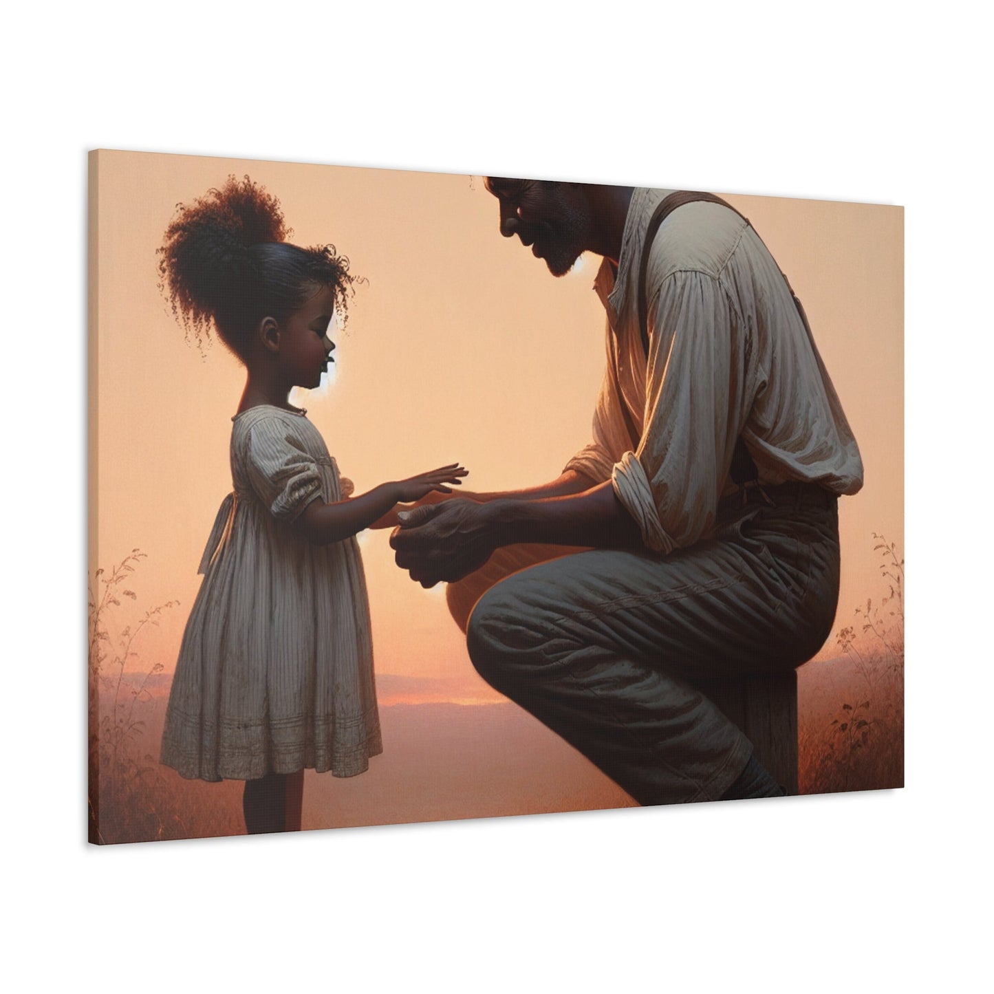 "Generational Bond: Sunset Serenity" - Canvas - Authentic4Us