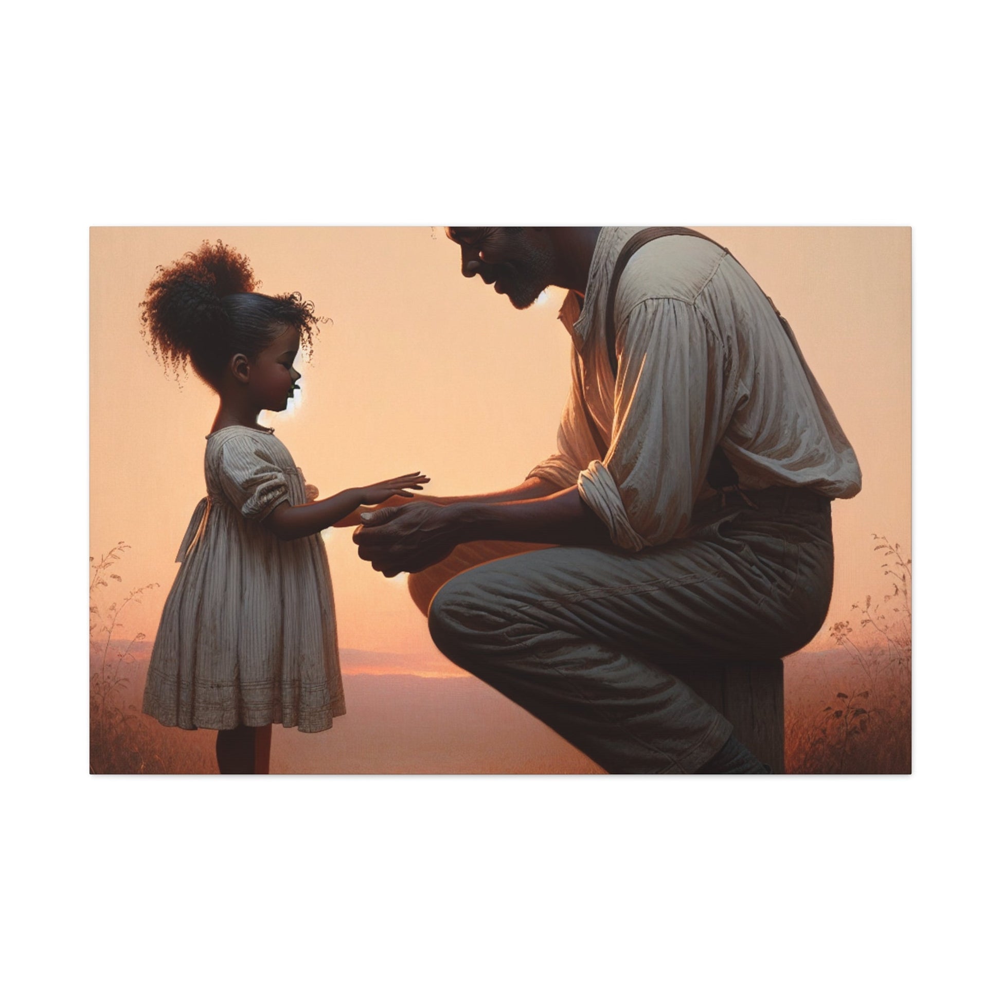 "Generational Bond: Sunset Serenity" - Canvas - Authentic4Us