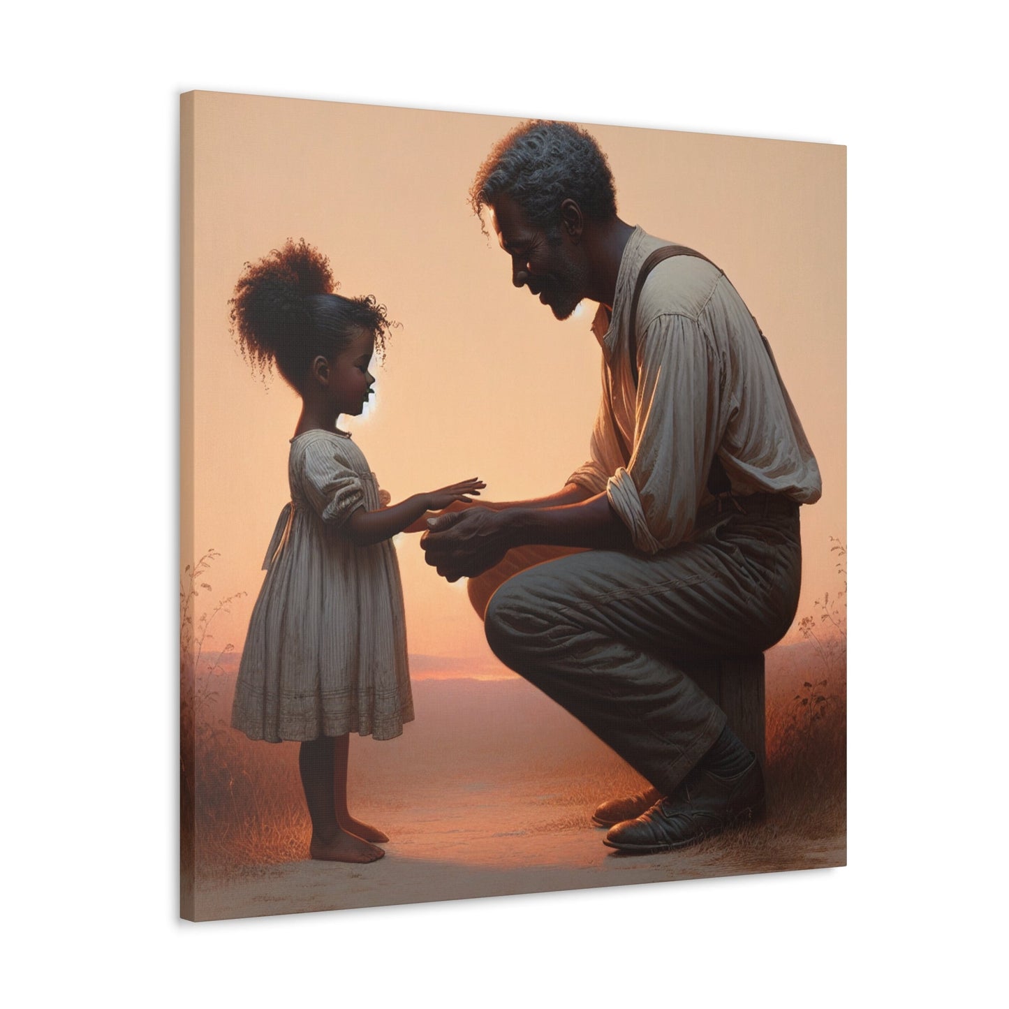 "Generational Bond: Sunset Serenity" - Canvas - Authentic4Us