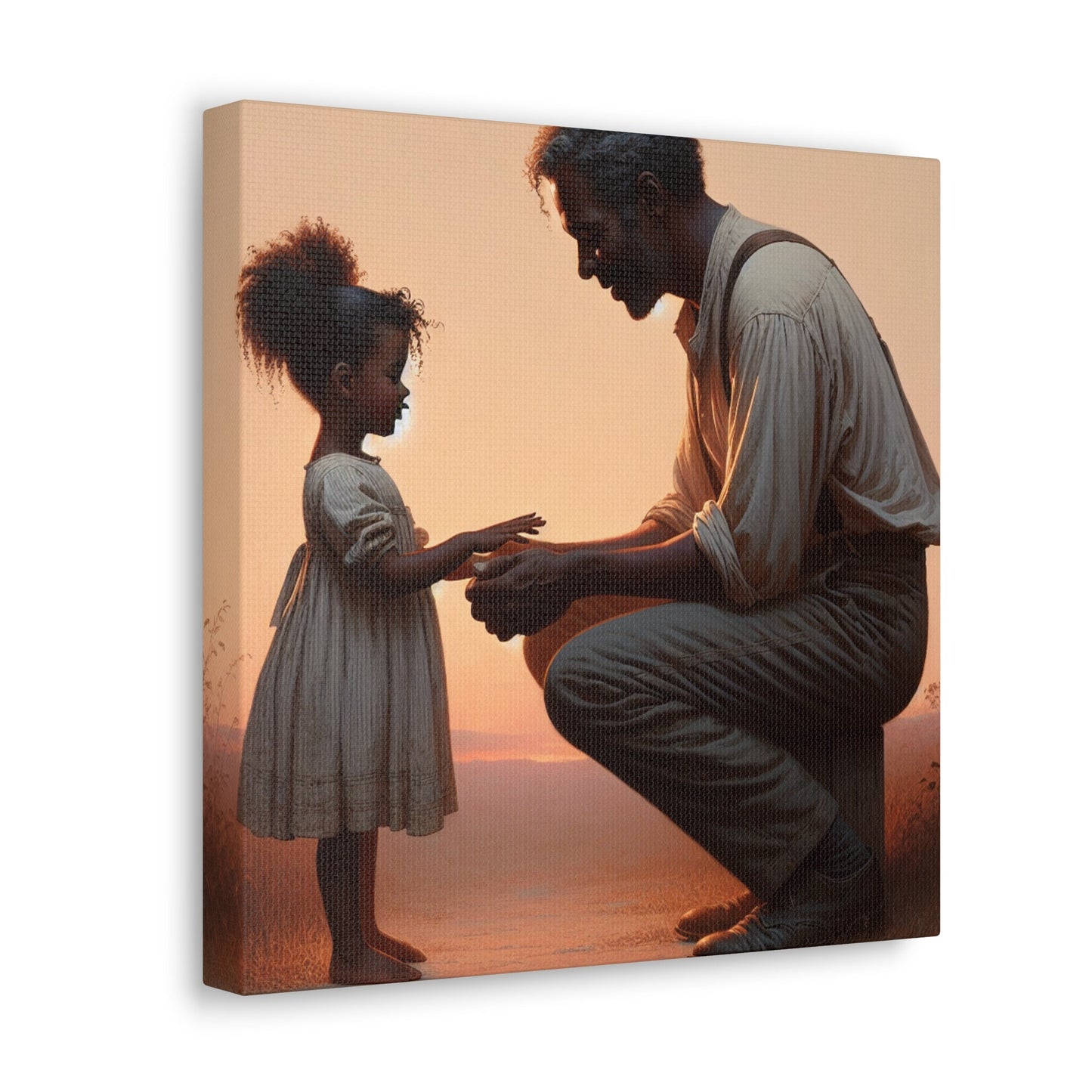 "Generational Bond: Sunset Serenity" - Canvas - Authentic4Us