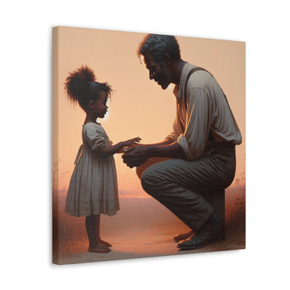 "Generational Bond: Sunset Serenity" - Canvas - Authentic4Us