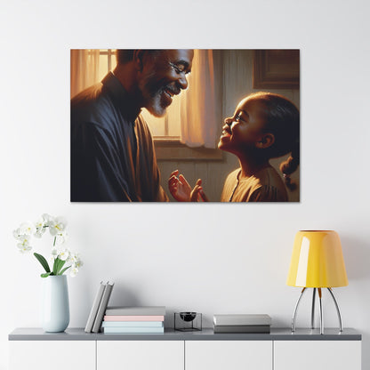 "Generational Love: Heartwarming Bond" - Canvas - Authentic4Us