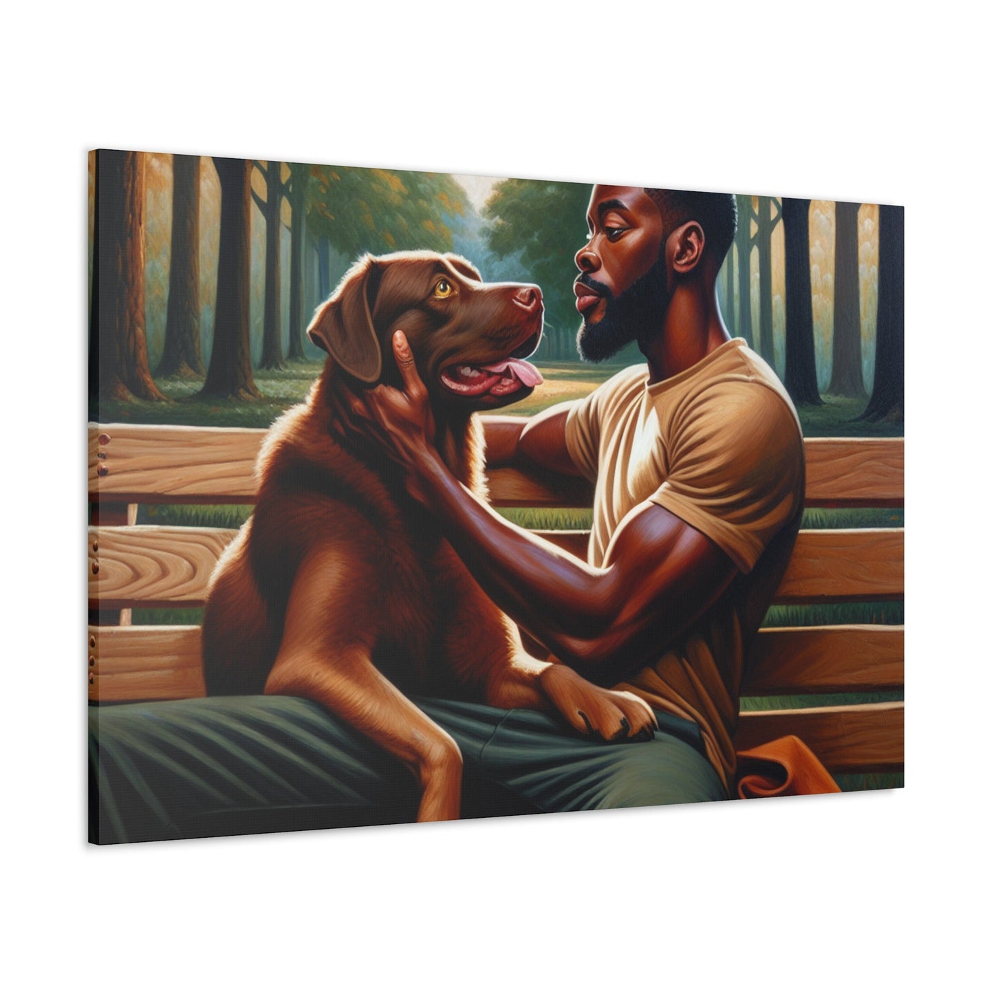 "Gentle Moments in the Park" - Canvas - Authentic4Us