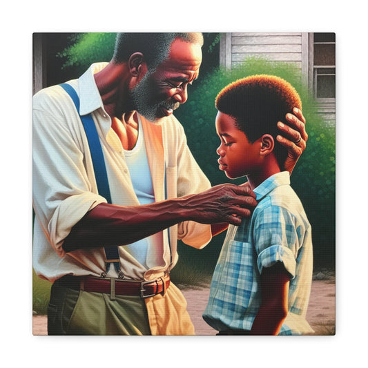 "Gentle Wisdom: Generational Bonding" - Canvas - Authentic4Us