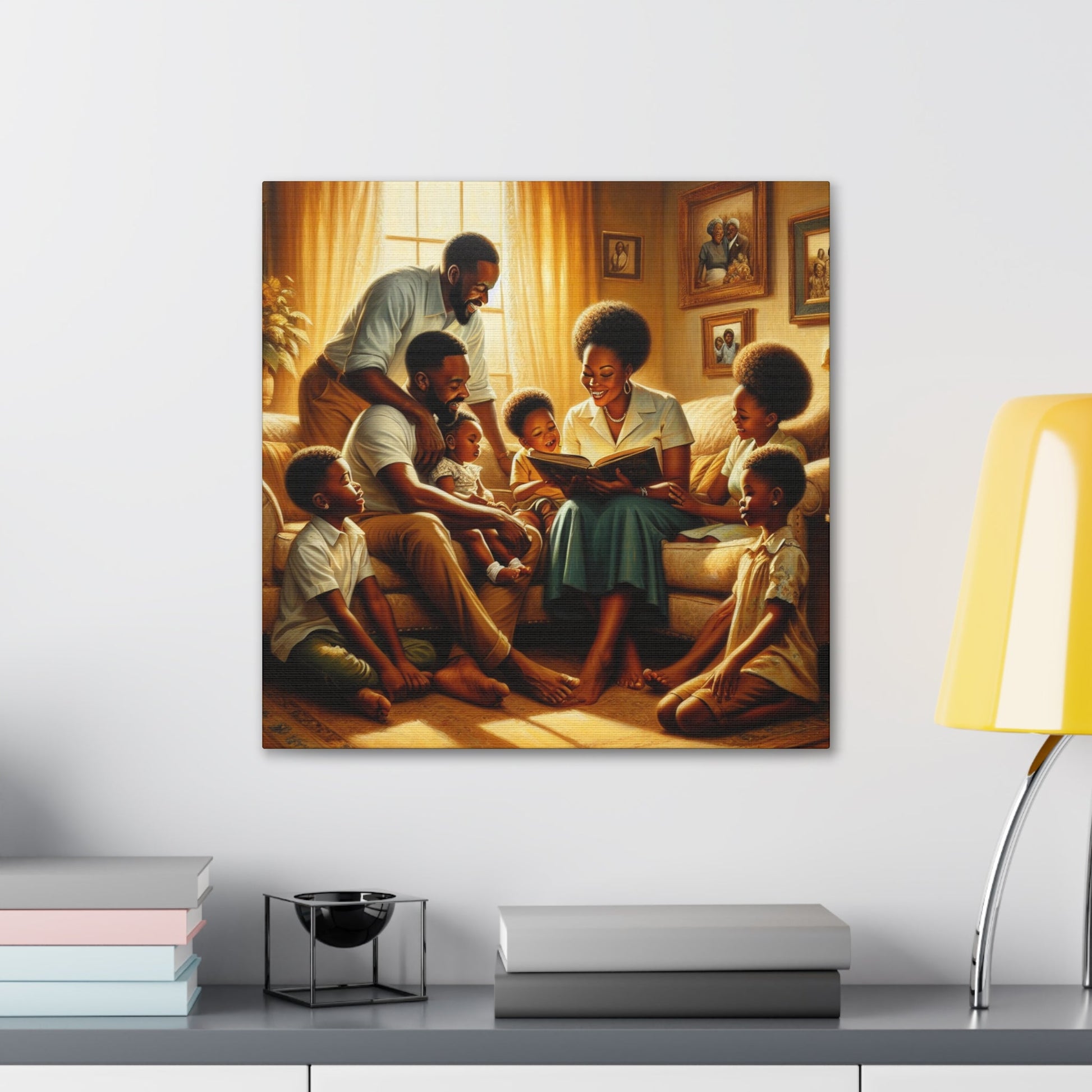 "Glimpse of Family Bliss" - Canvas - Authentic4Us