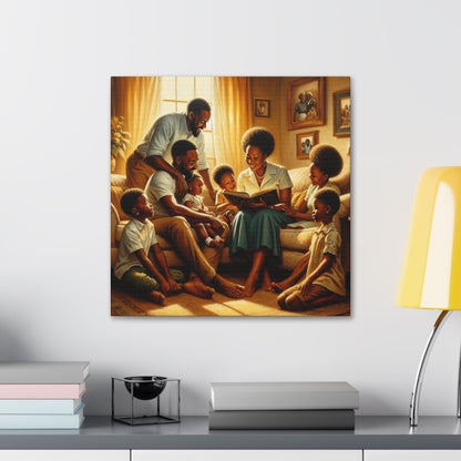 "Glimpse of Family Bliss" - Canvas - Authentic4Us