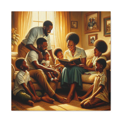 "Glimpse of Family Bliss" - Canvas - Authentic4Us