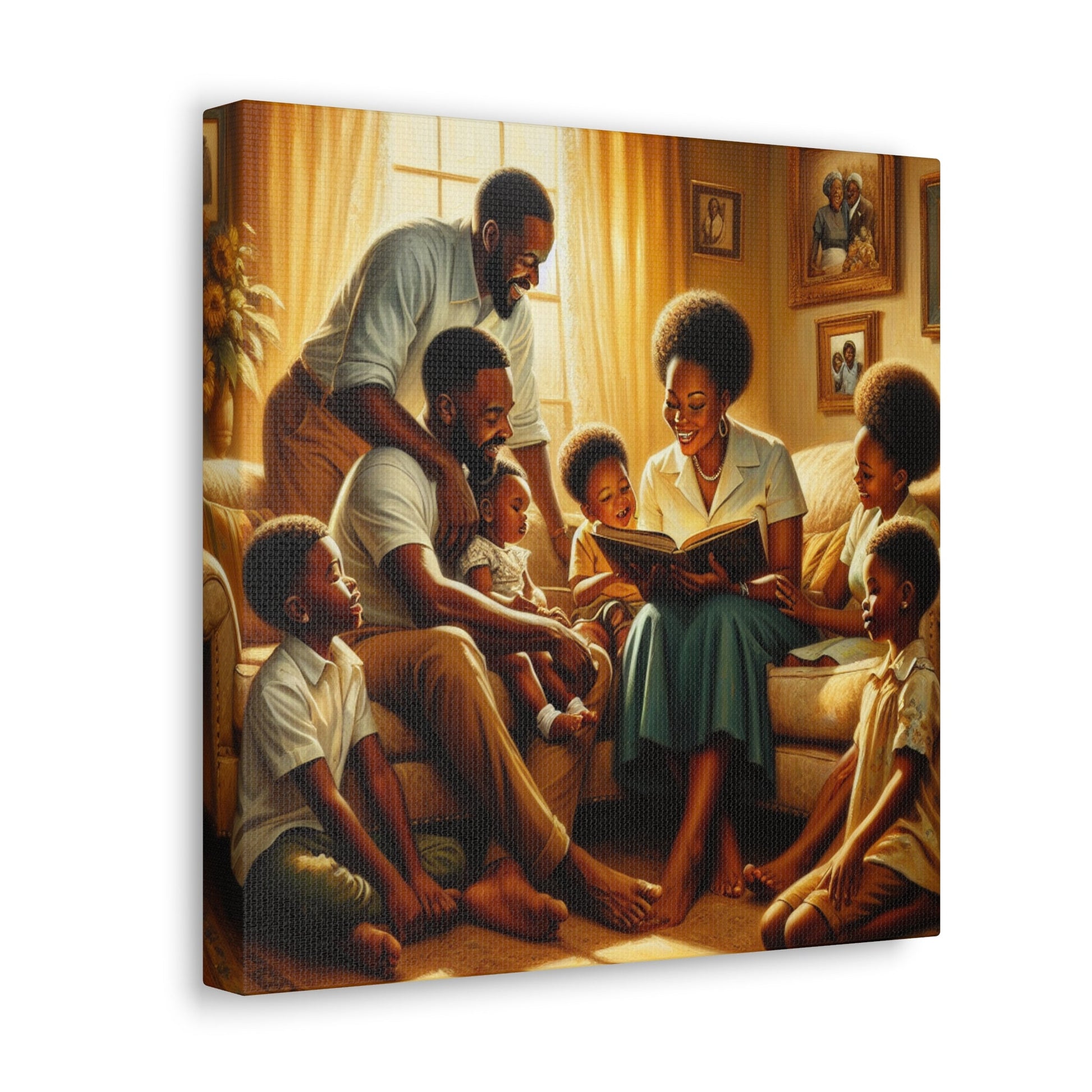 "Glimpse of Family Bliss" - Canvas - Authentic4Us