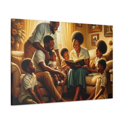 "Glimpse of Family Bliss" - Canvas - Authentic4Us