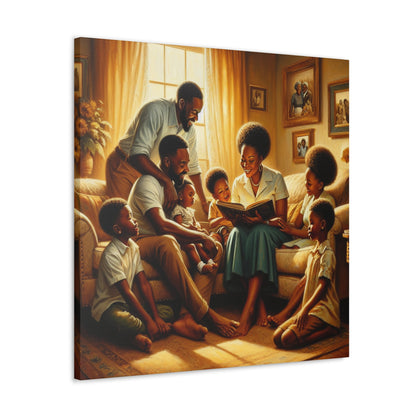 "Glimpse of Family Bliss" - Canvas - Authentic4Us