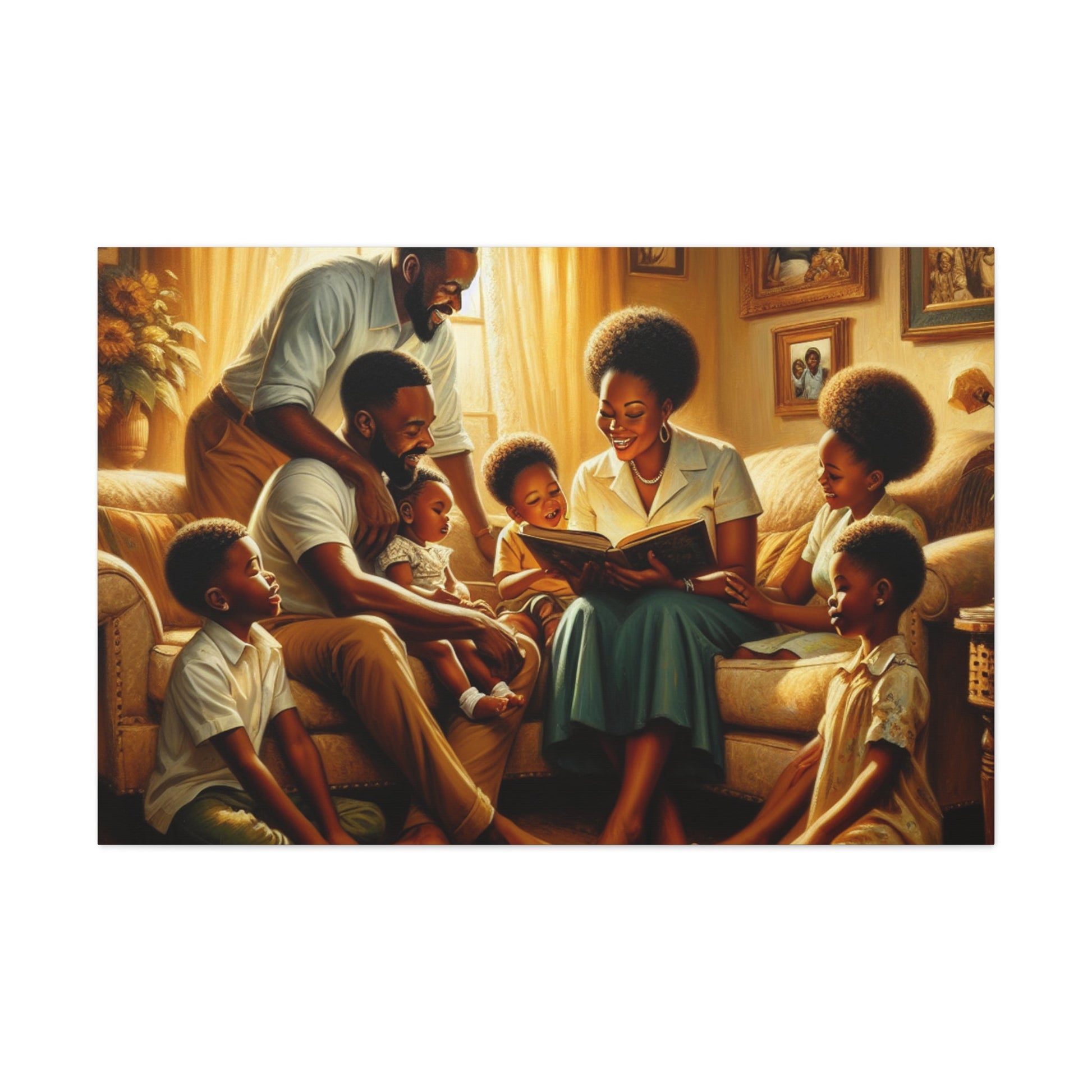 "Glimpse of Family Bliss" - Canvas - Authentic4Us