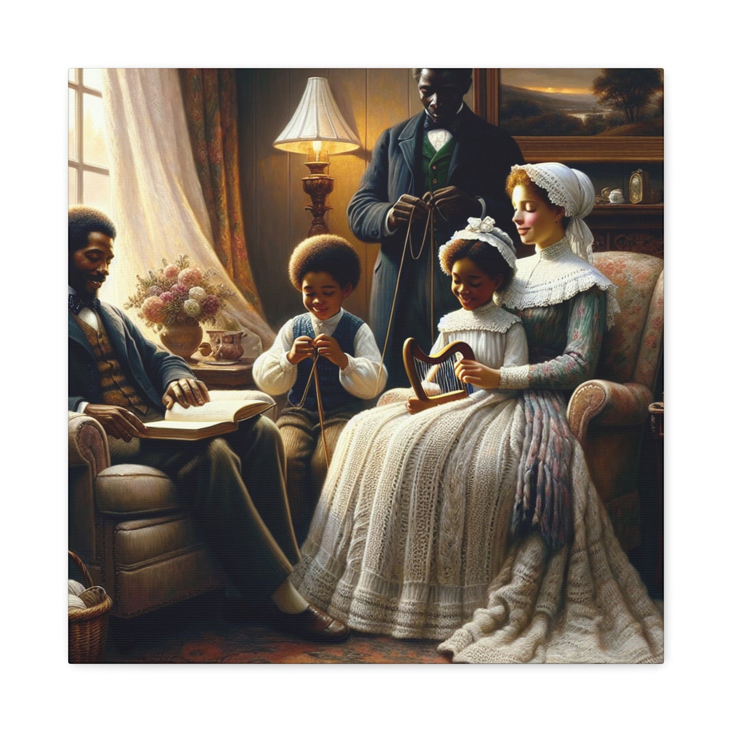 "Glimpses of Family Harmony" - Canvas - Authentic4Us