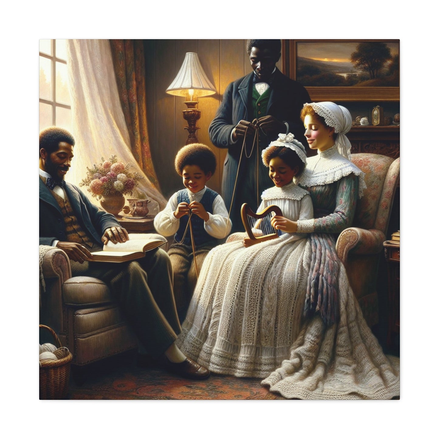 "Glimpses of Family Harmony" - Canvas - Authentic4Us