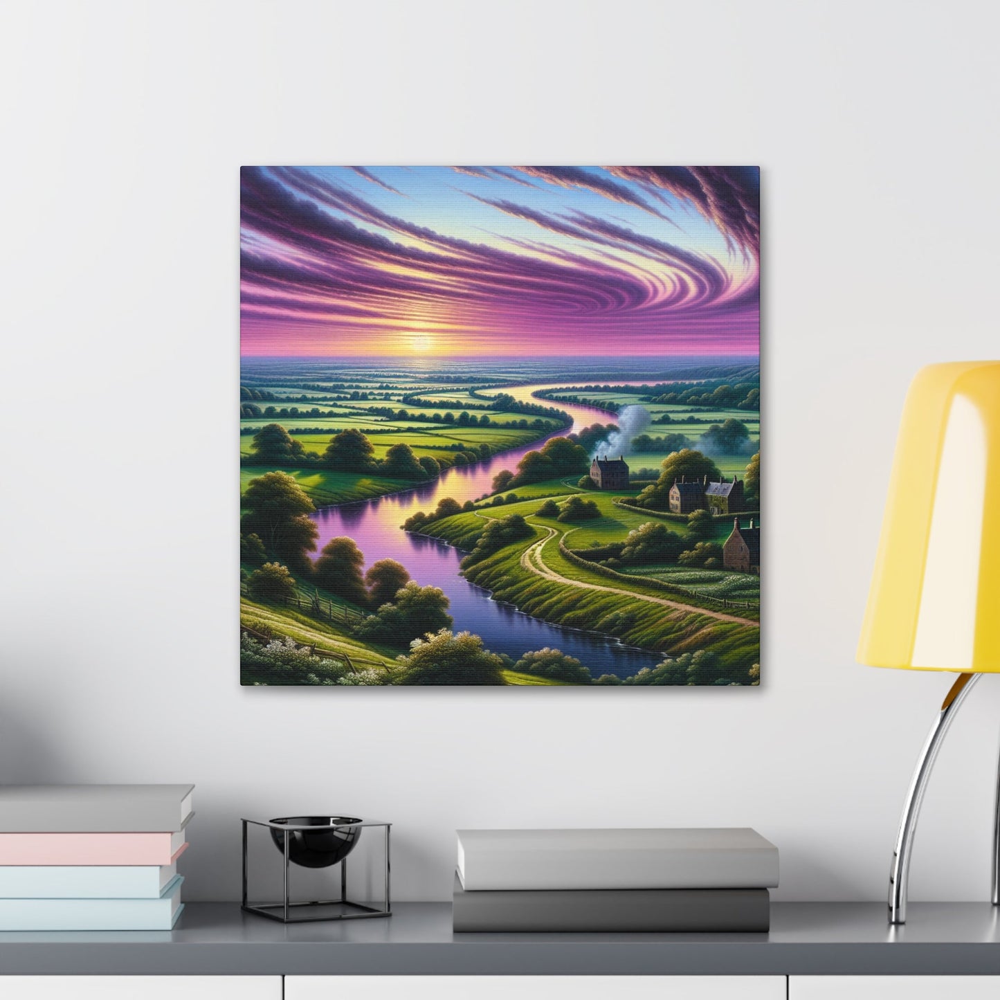 "Glowing Sundown Serenity" - Canvas - Authentic4Us