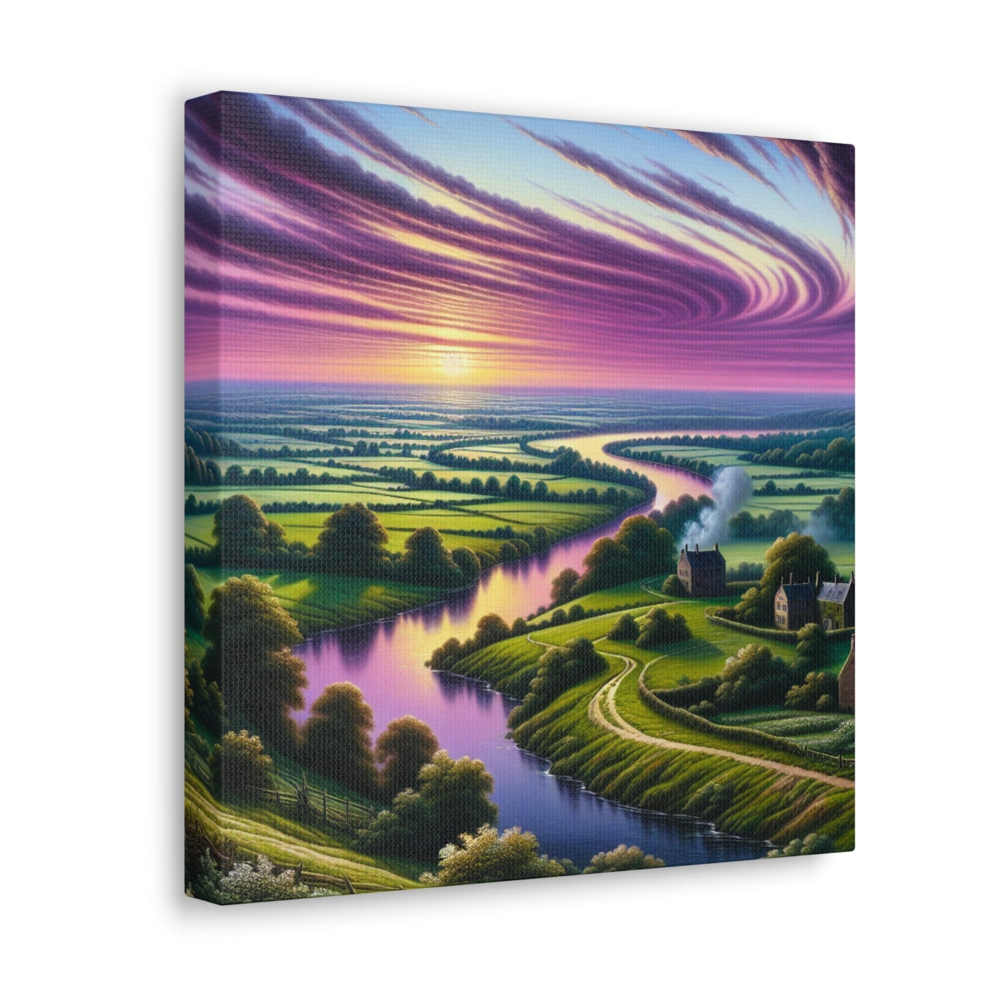 "Glowing Sundown Serenity" - Canvas - Authentic4Us