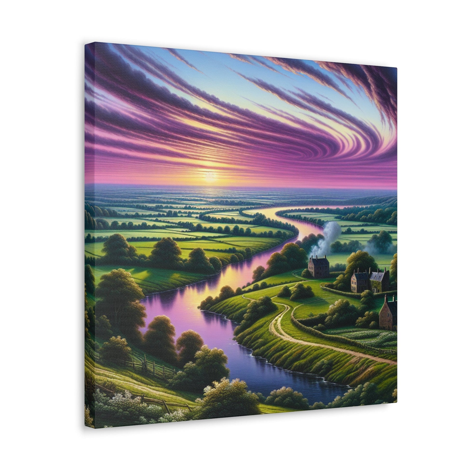 "Glowing Sundown Serenity" - Canvas - Authentic4Us