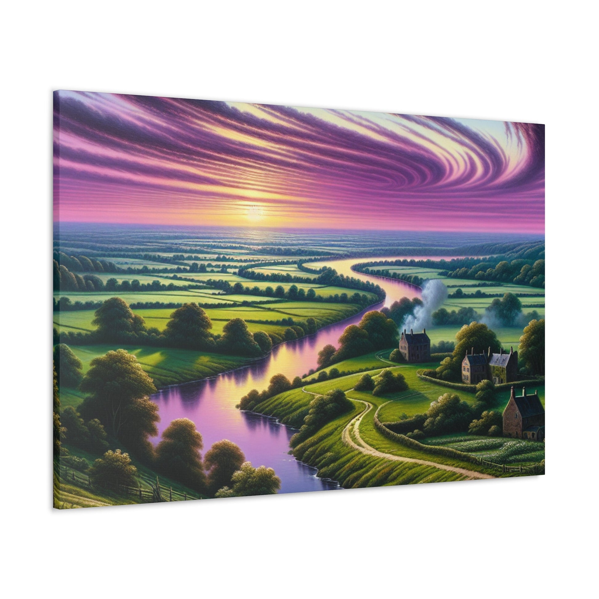 "Glowing Sundown Serenity" - Canvas - Authentic4Us