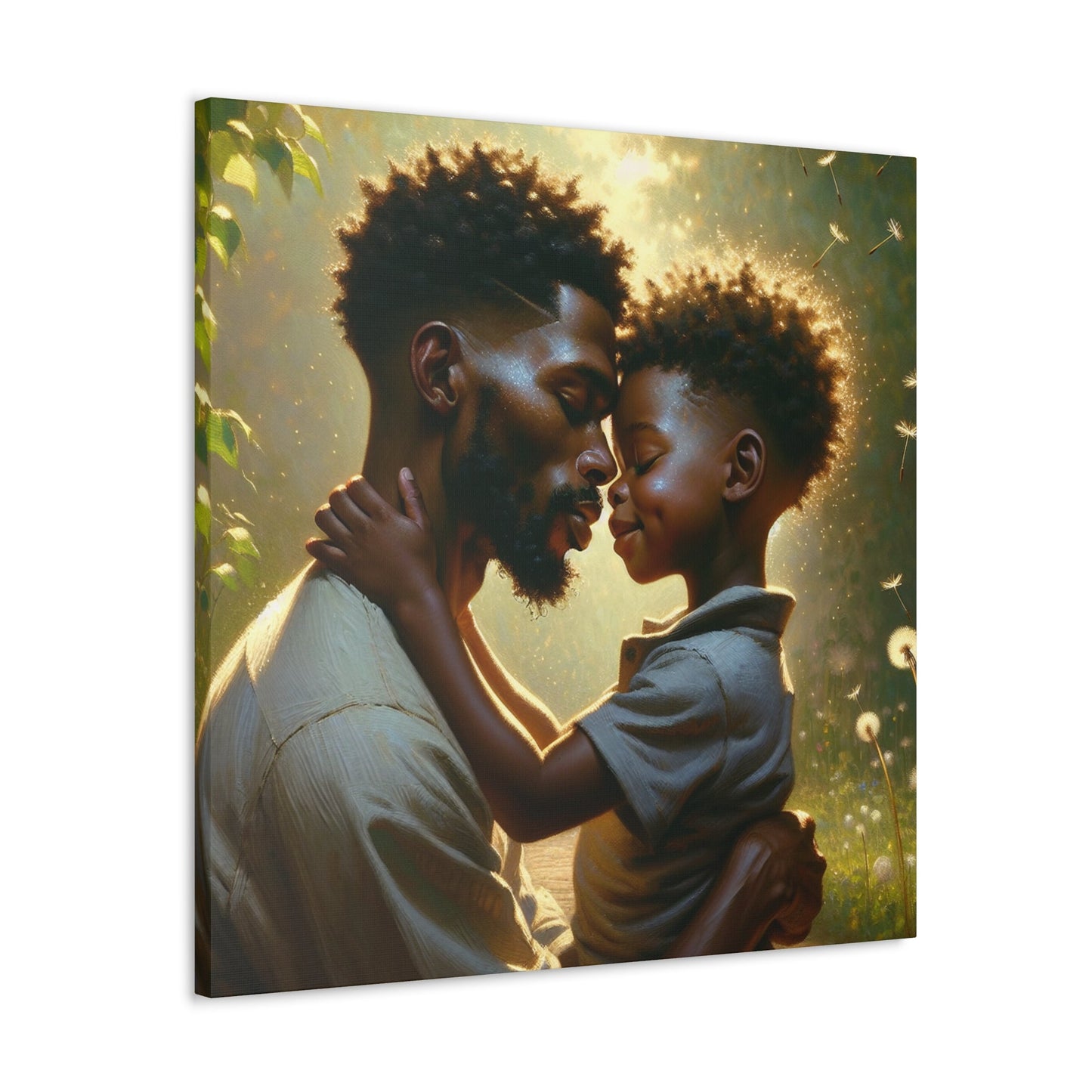 "Golden Hour Embrace: An African-inspired Affection" - Canvas - Authentic4Us