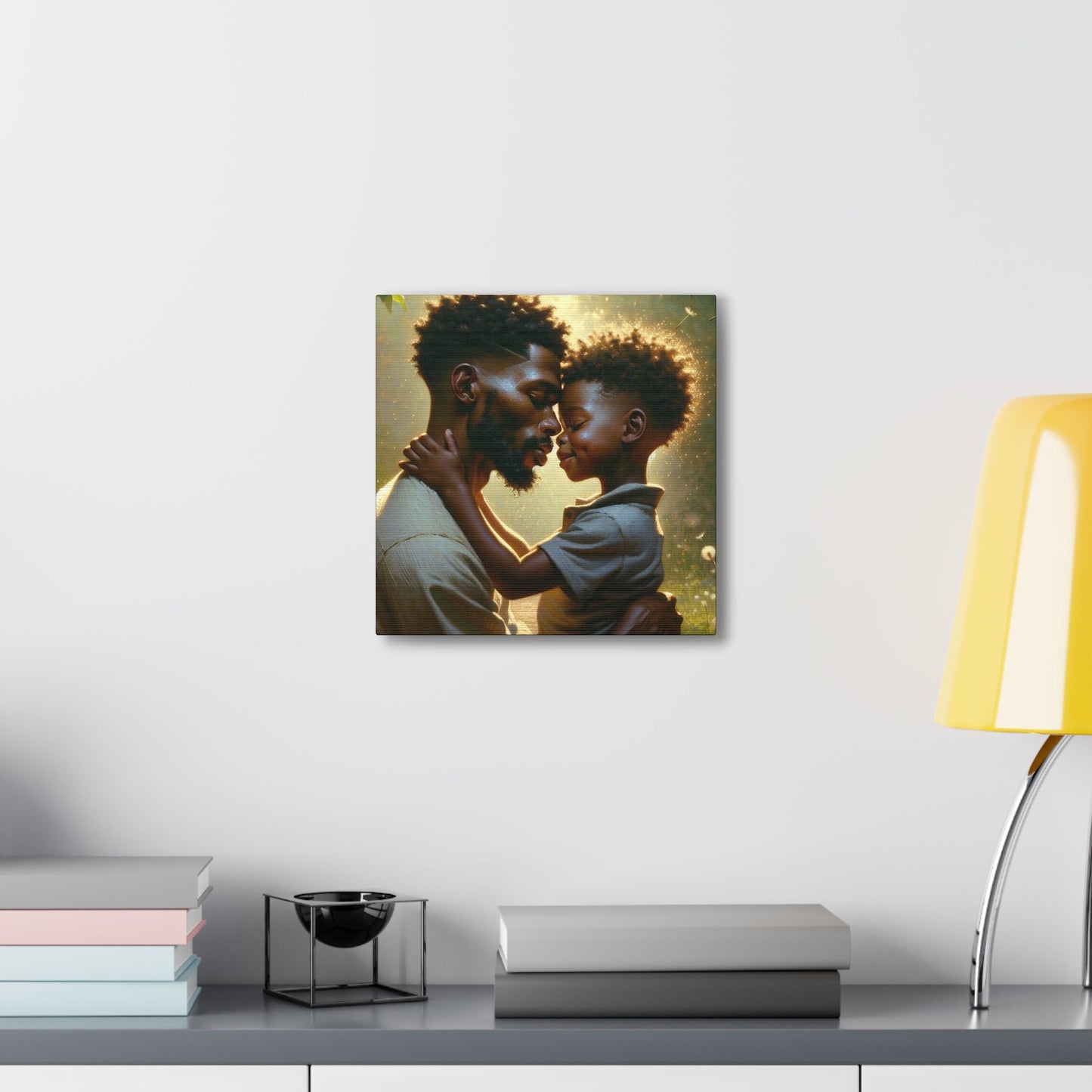 "Golden Hour Embrace: An African-inspired Affection" - Canvas - Authentic4Us