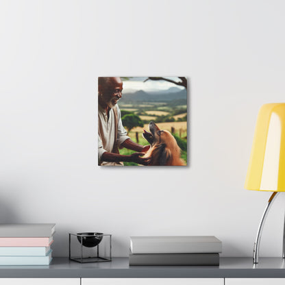 "Golden Moments: A Timeless Connection" - Canvas - Authentic4Us