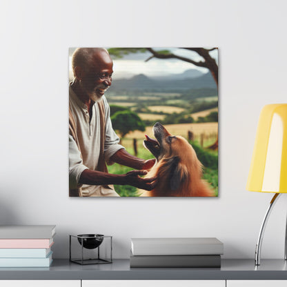 "Golden Moments: A Timeless Connection" - Canvas - Authentic4Us