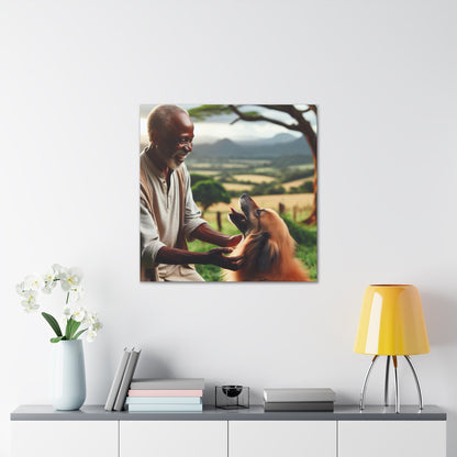 "Golden Moments: A Timeless Connection" - Canvas - Authentic4Us