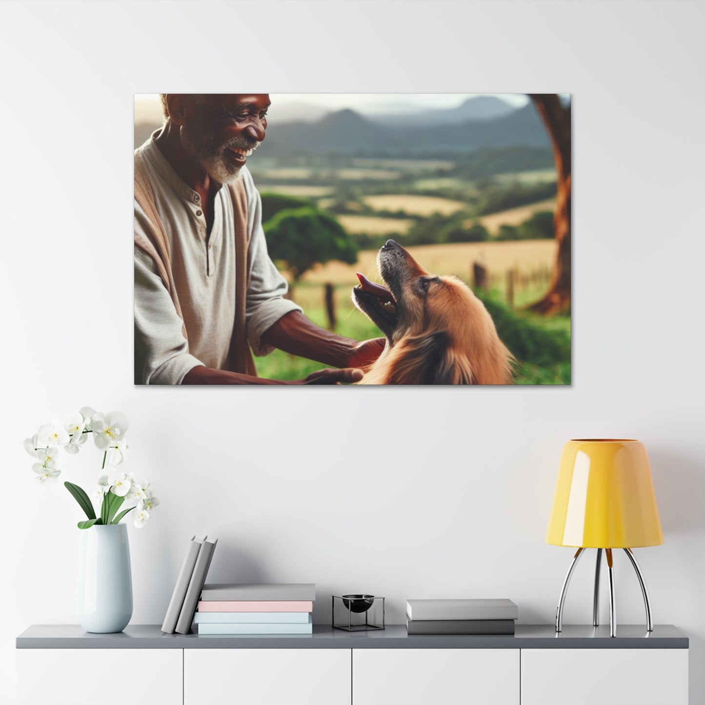 "Golden Moments: A Timeless Connection" - Canvas - Authentic4Us