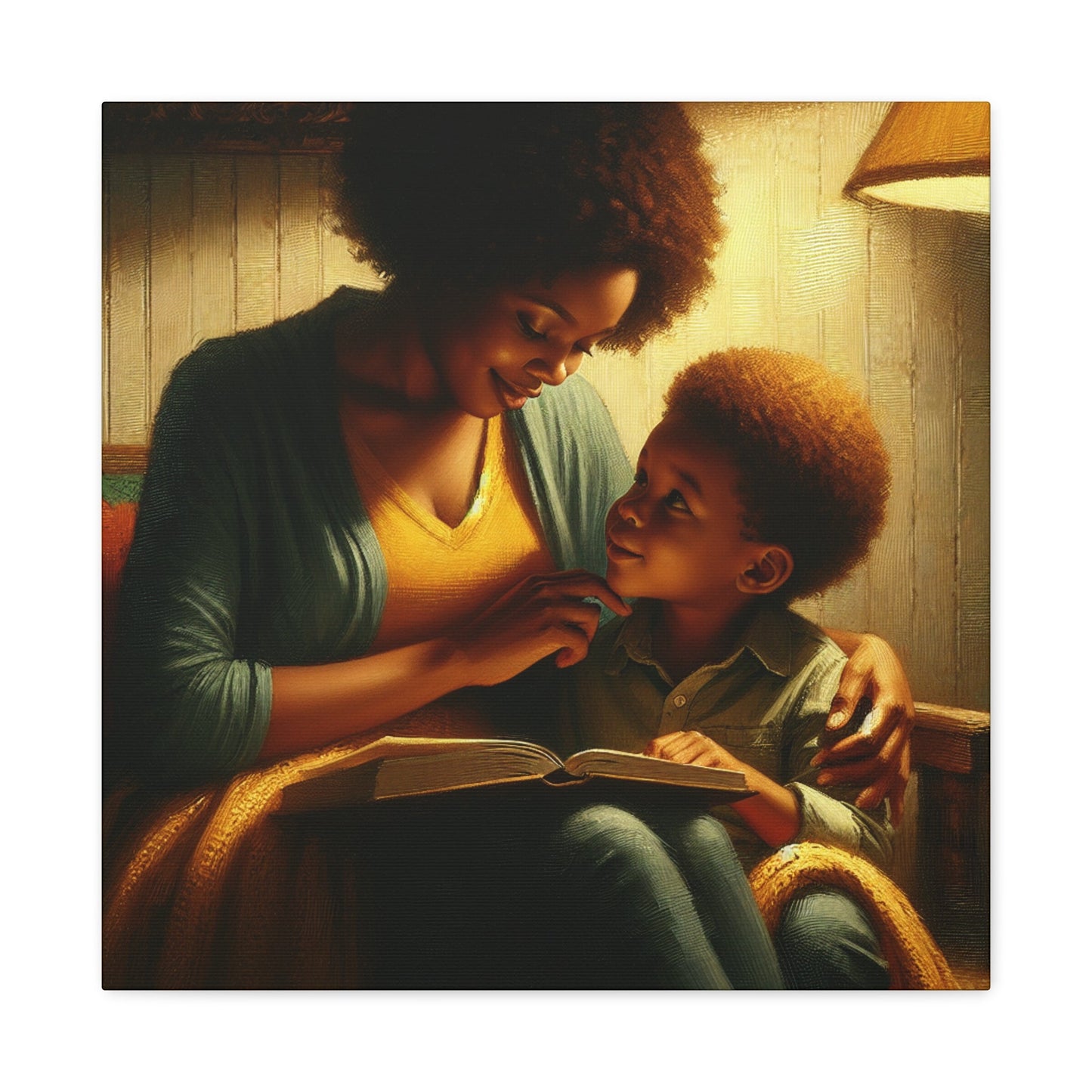 "Golden Moments of Connection" - Canvas - Authentic4Us