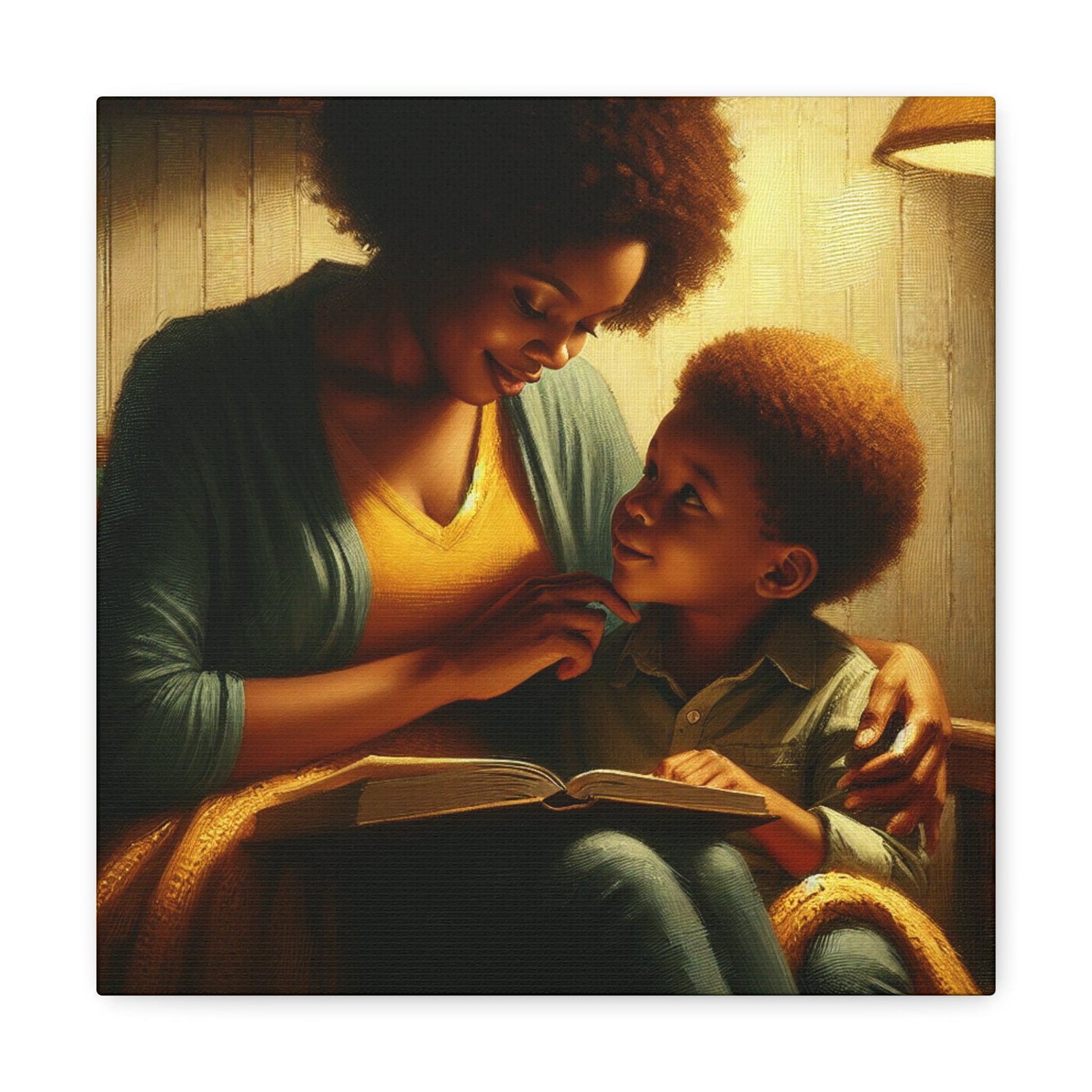 "Golden Moments of Connection" - Canvas - Authentic4Us