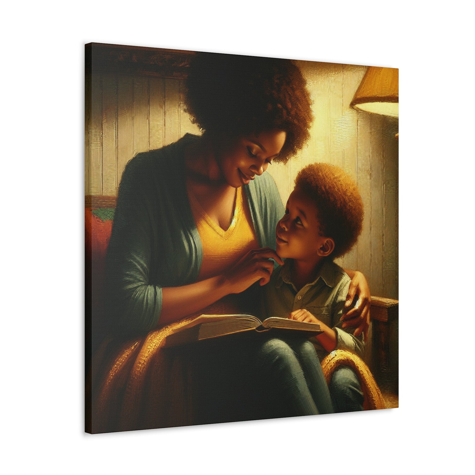 "Golden Moments of Connection" - Canvas - Authentic4Us