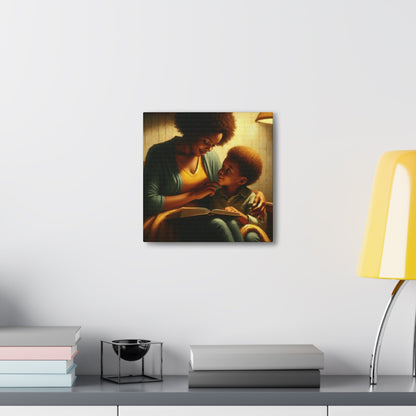 "Golden Moments of Connection" - Canvas - Authentic4Us