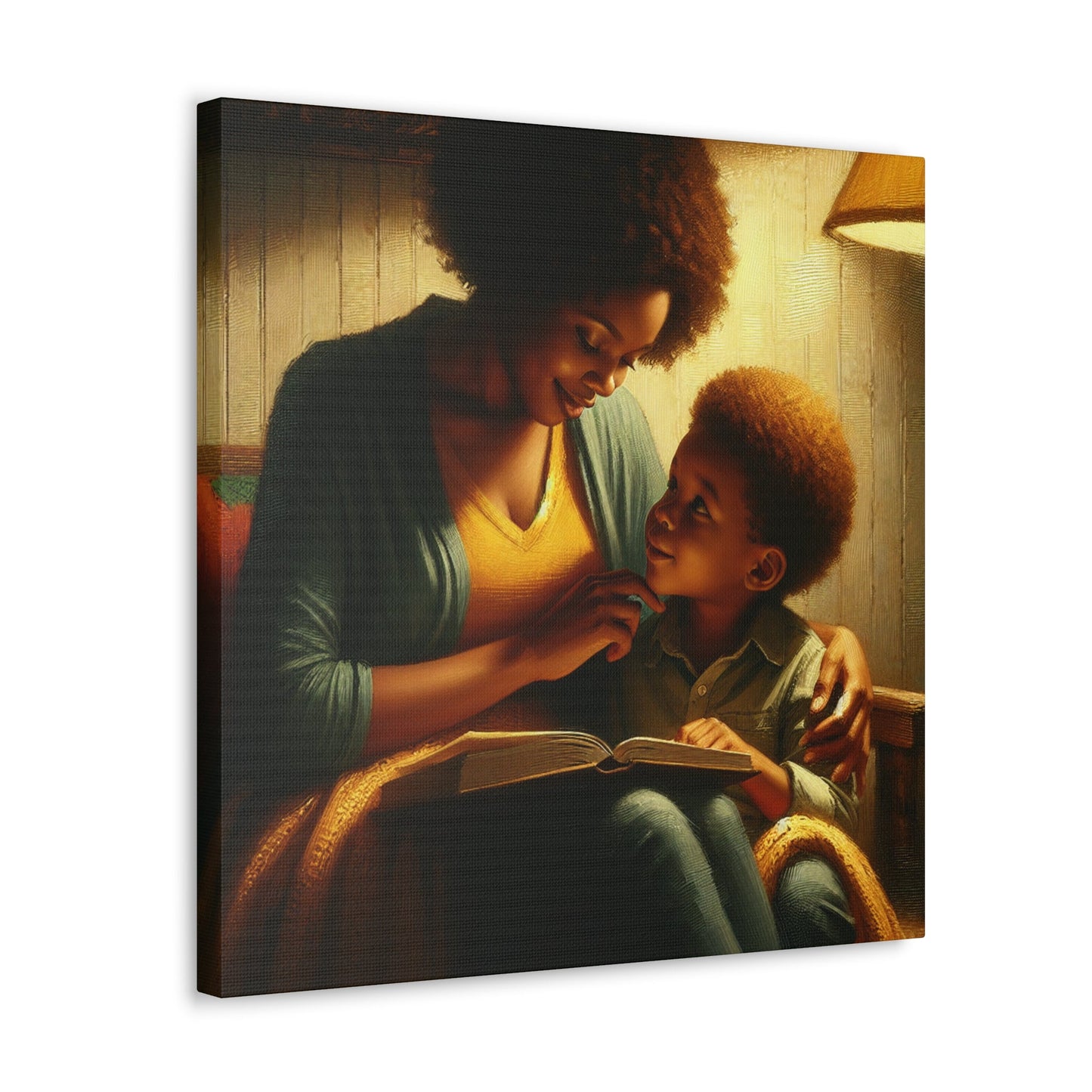 "Golden Moments of Connection" - Canvas - Authentic4Us