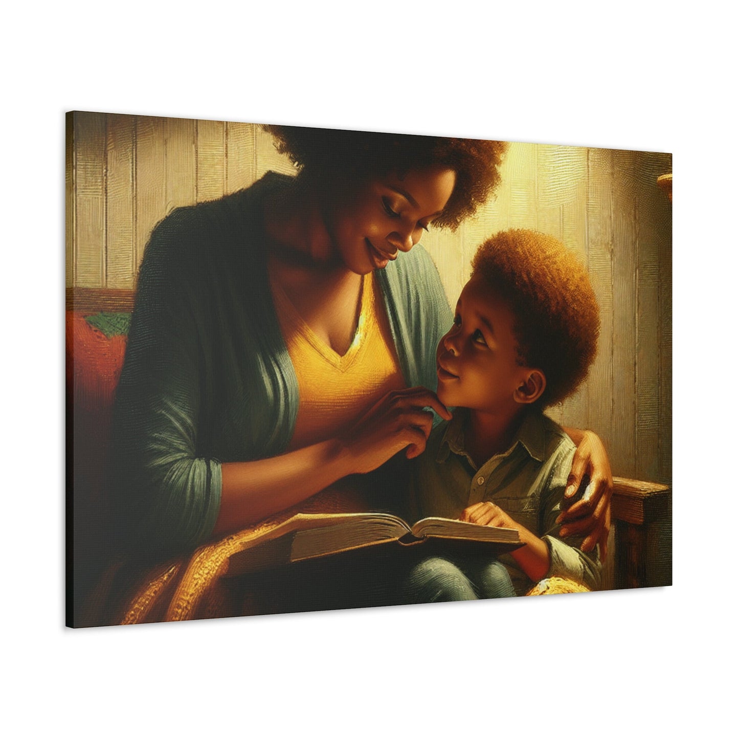 "Golden Moments of Connection" - Canvas - Authentic4Us