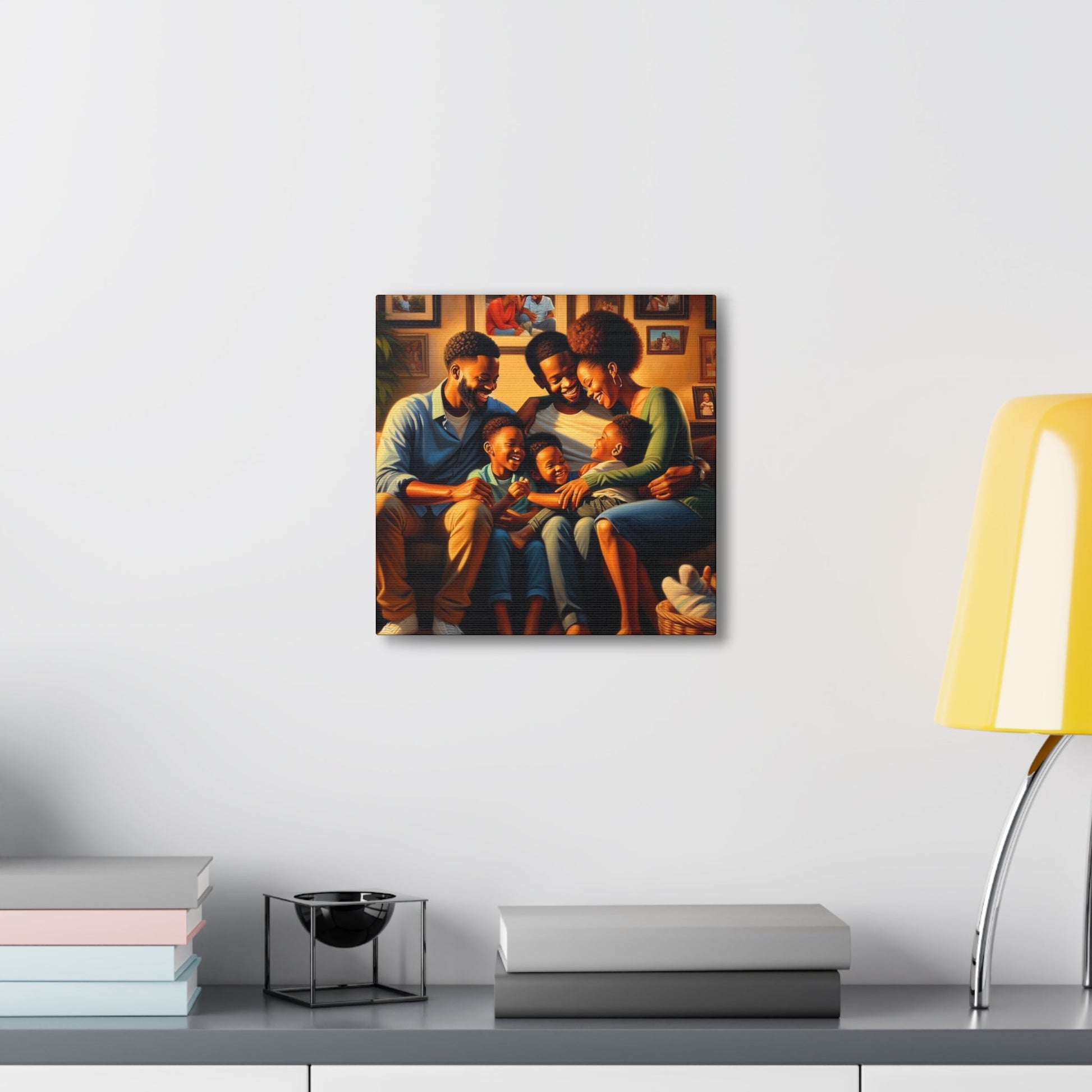 "Golden Moments of Family Love" - Canvas - Authentic4Us