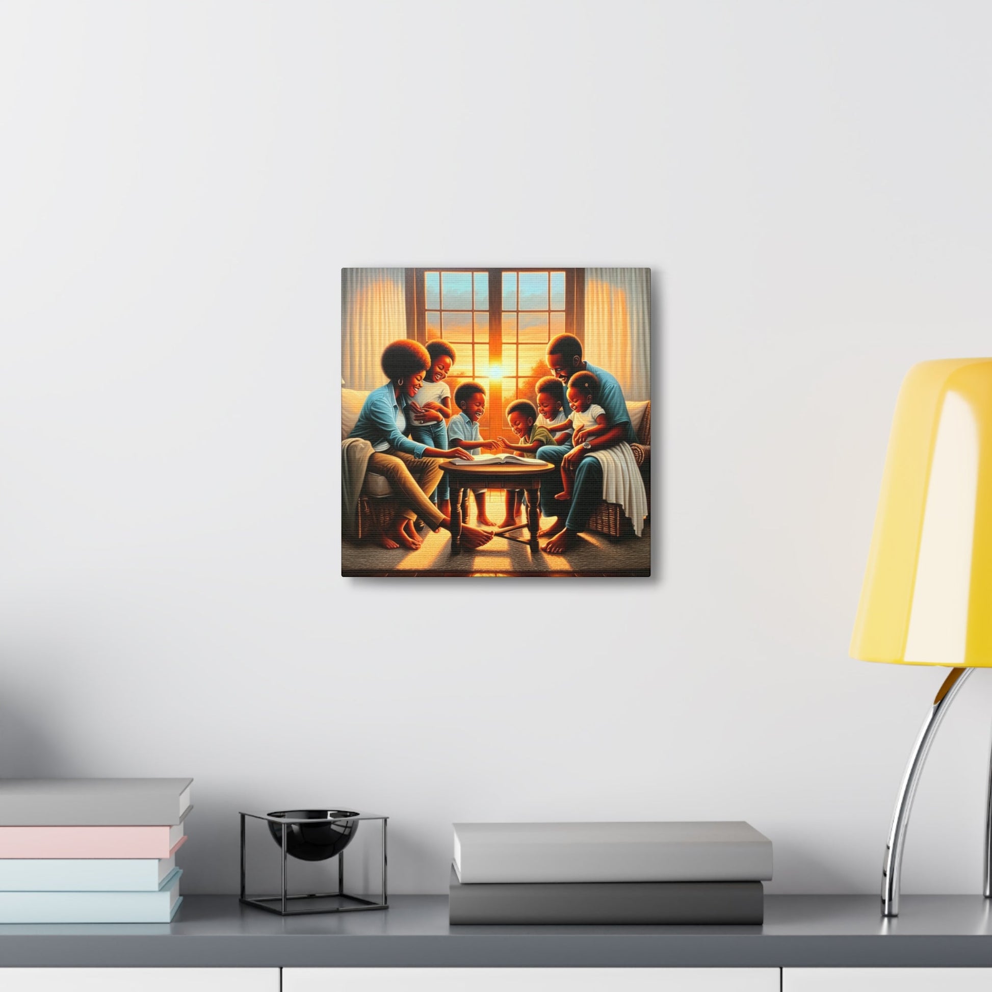 "Golden Moments of Family Love" - Canvas - Authentic4Us