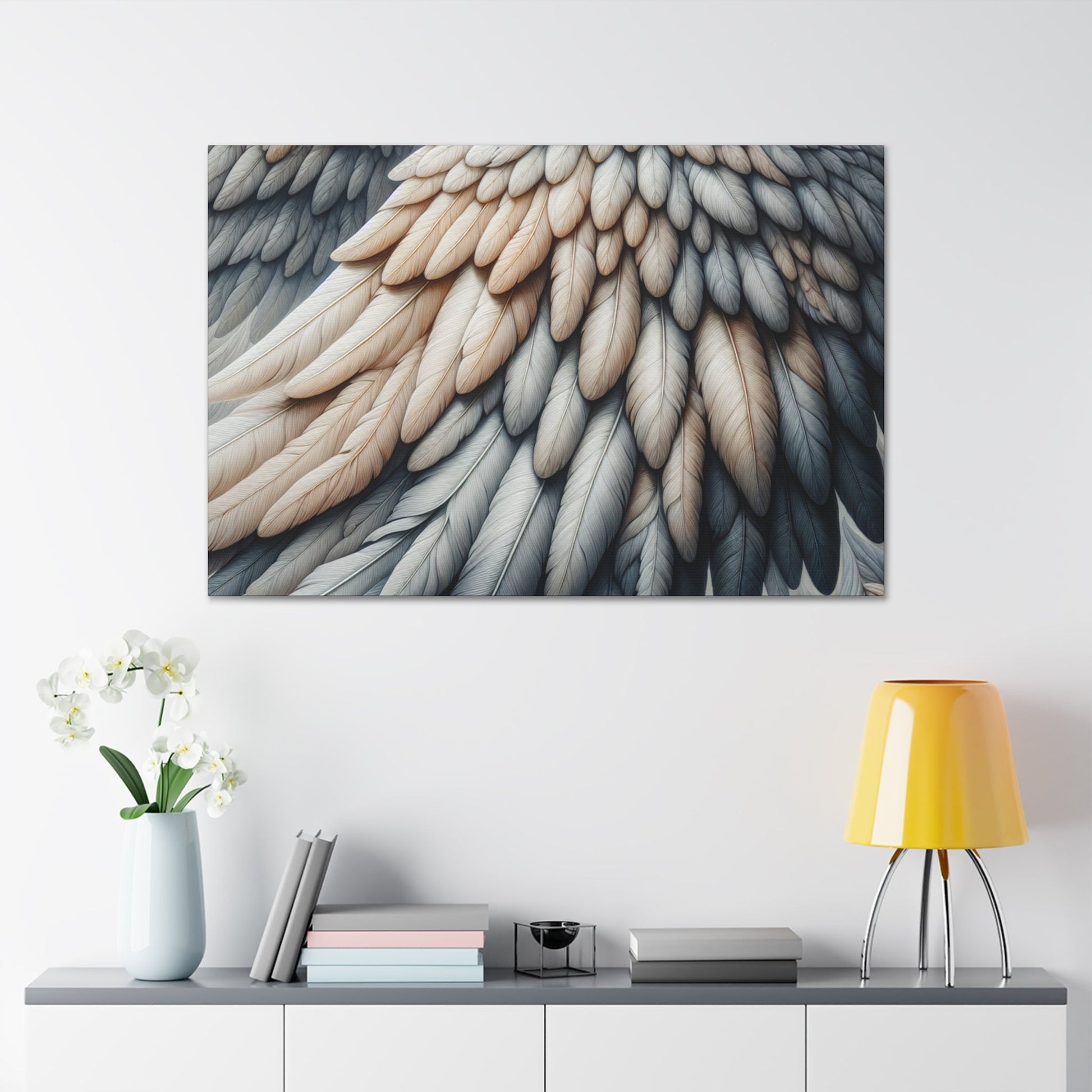 "Graceful Winged Serenity Canvas" - Canvas - Authentic4Us