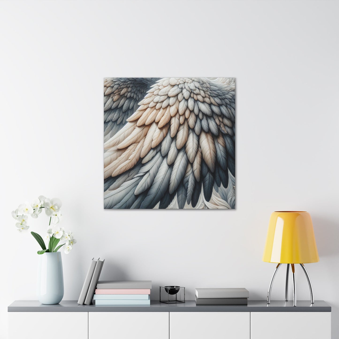 "Graceful Winged Serenity Canvas" - Canvas - Authentic4Us